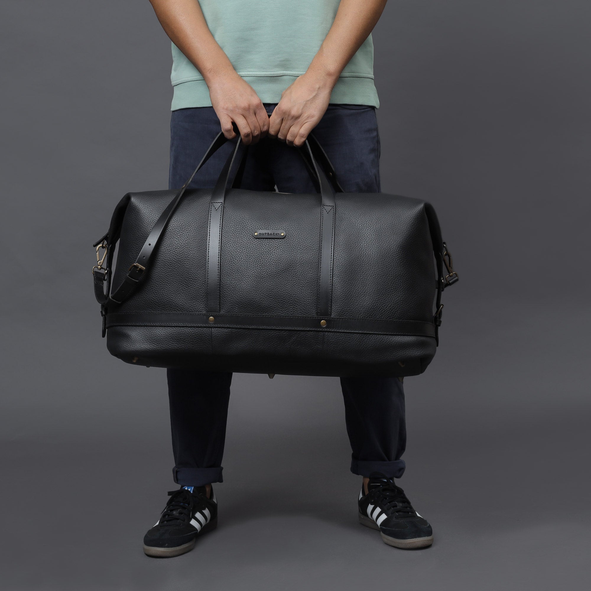 Runway Leather Travel Bag - The Peony Haus
