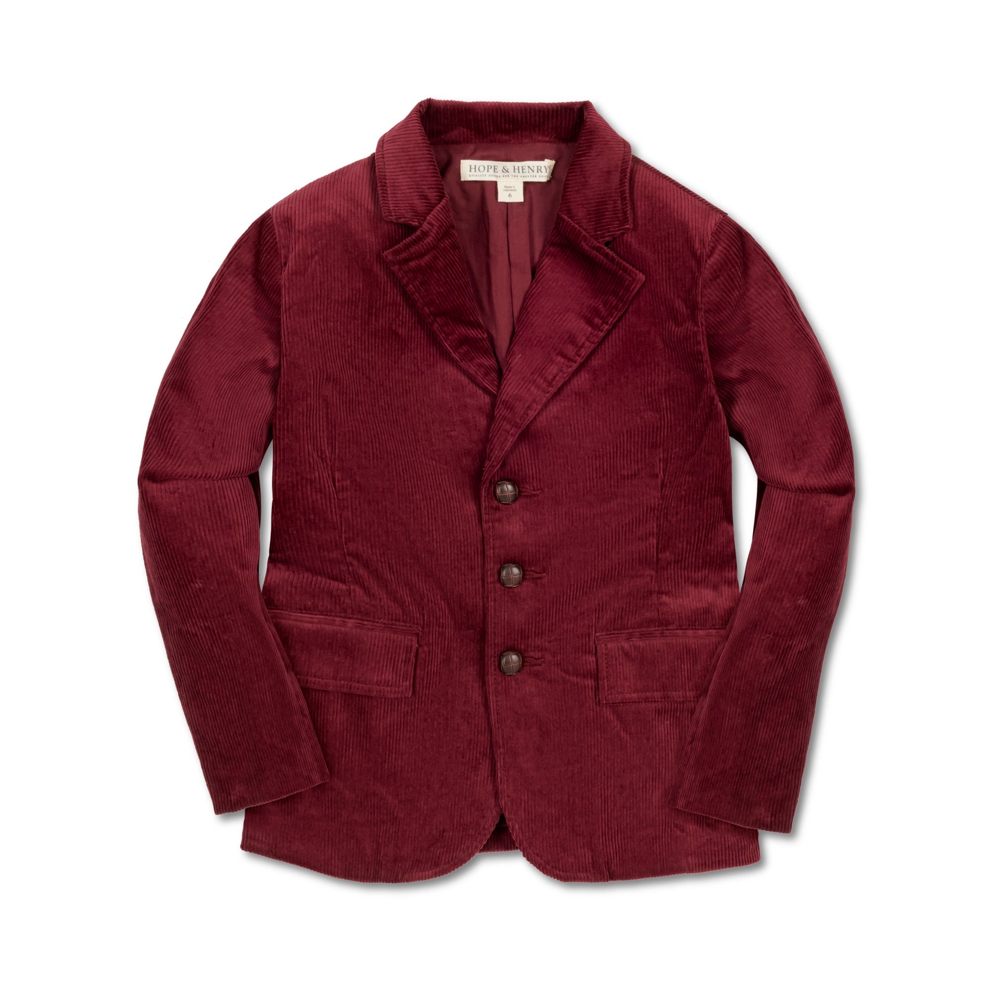 Organic Corduroy Blazer - 97% Organic Cotton