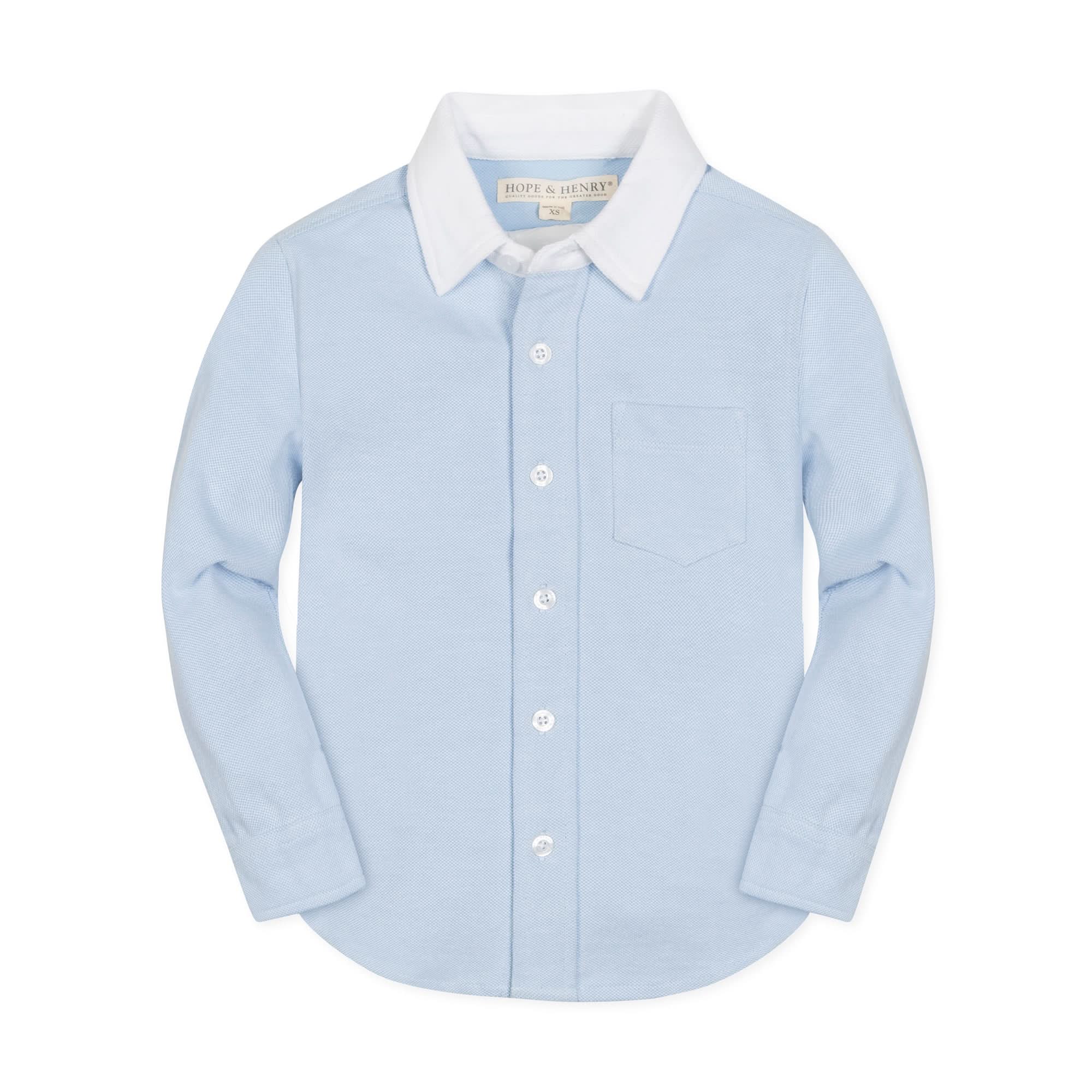 Pique Organic Button Down Shirt