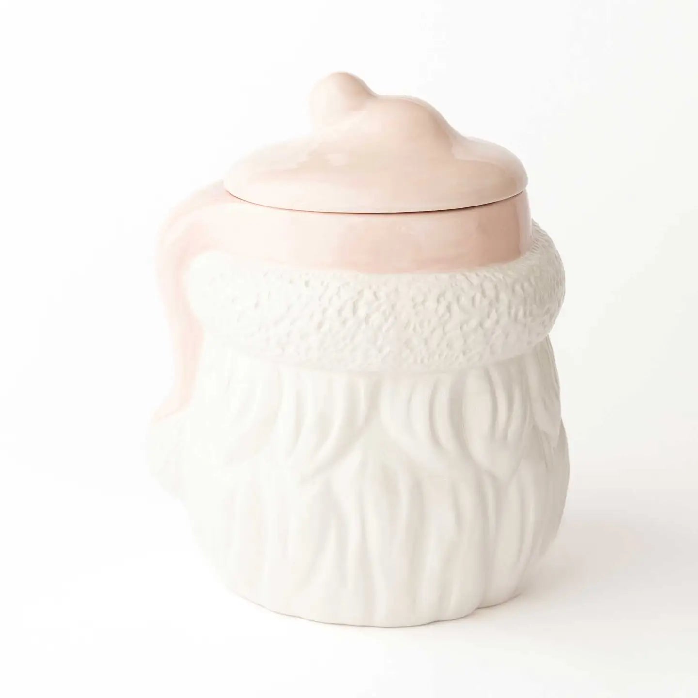 PINK SANTA COOKIE JAR