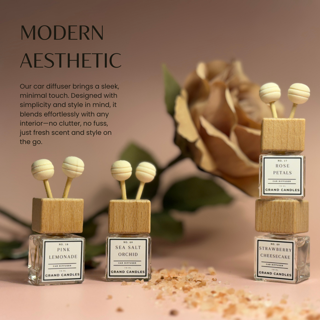 Gardenia Tuberose Car Diffuser - The Peony Haus