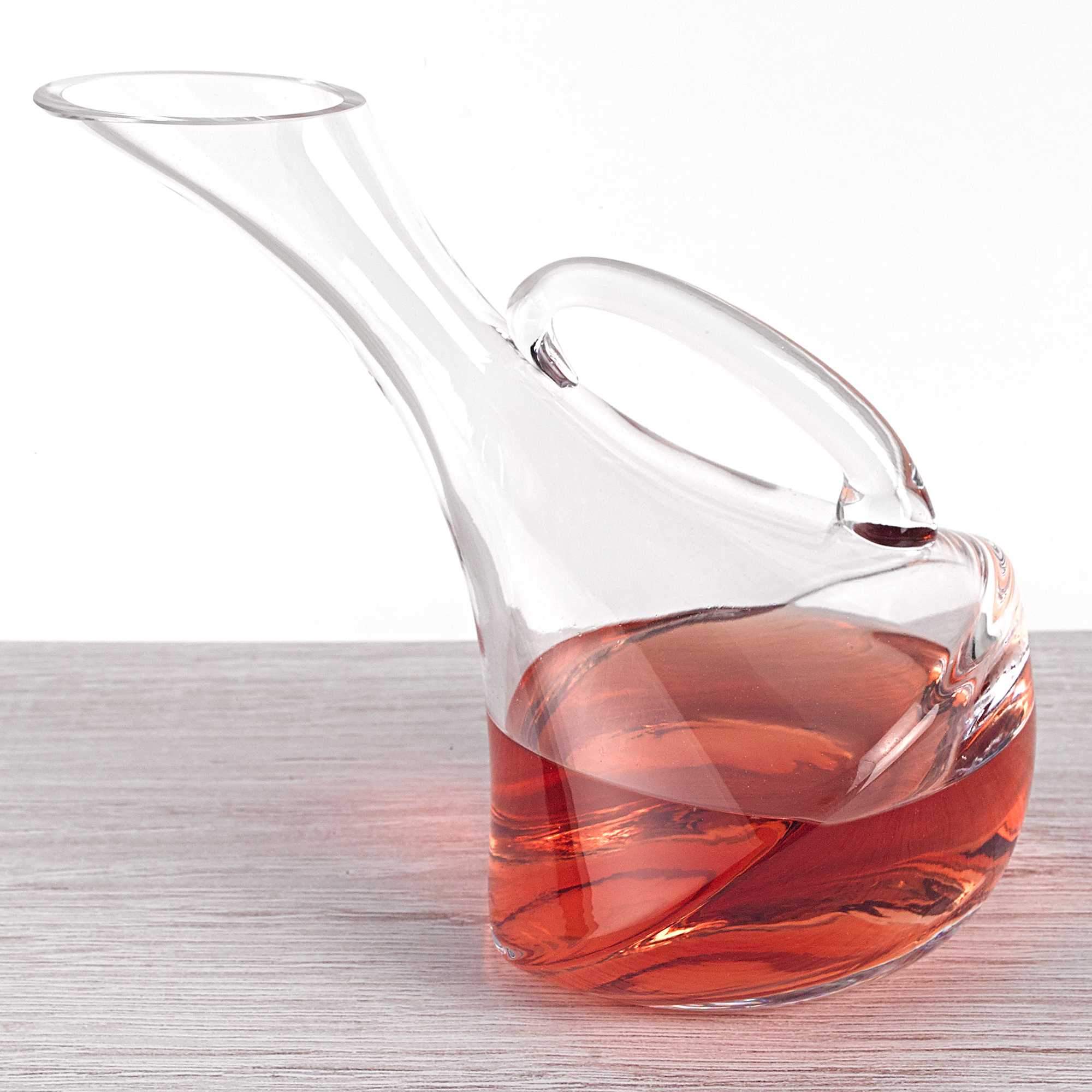 Mouth Blown Glass Wine Carafe  32 oz - The Peony Haus