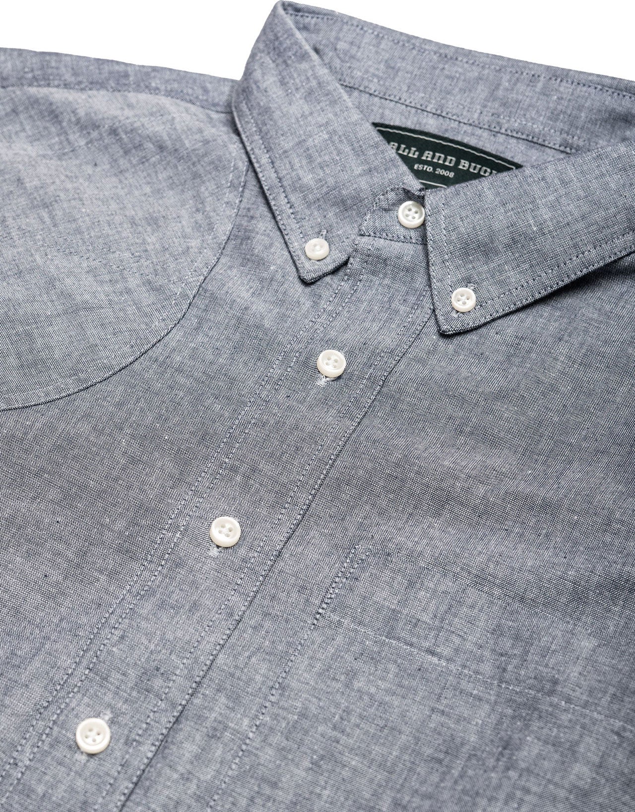 Sportsmans Short Sleeve Chambray Shirt - The Peony Haus