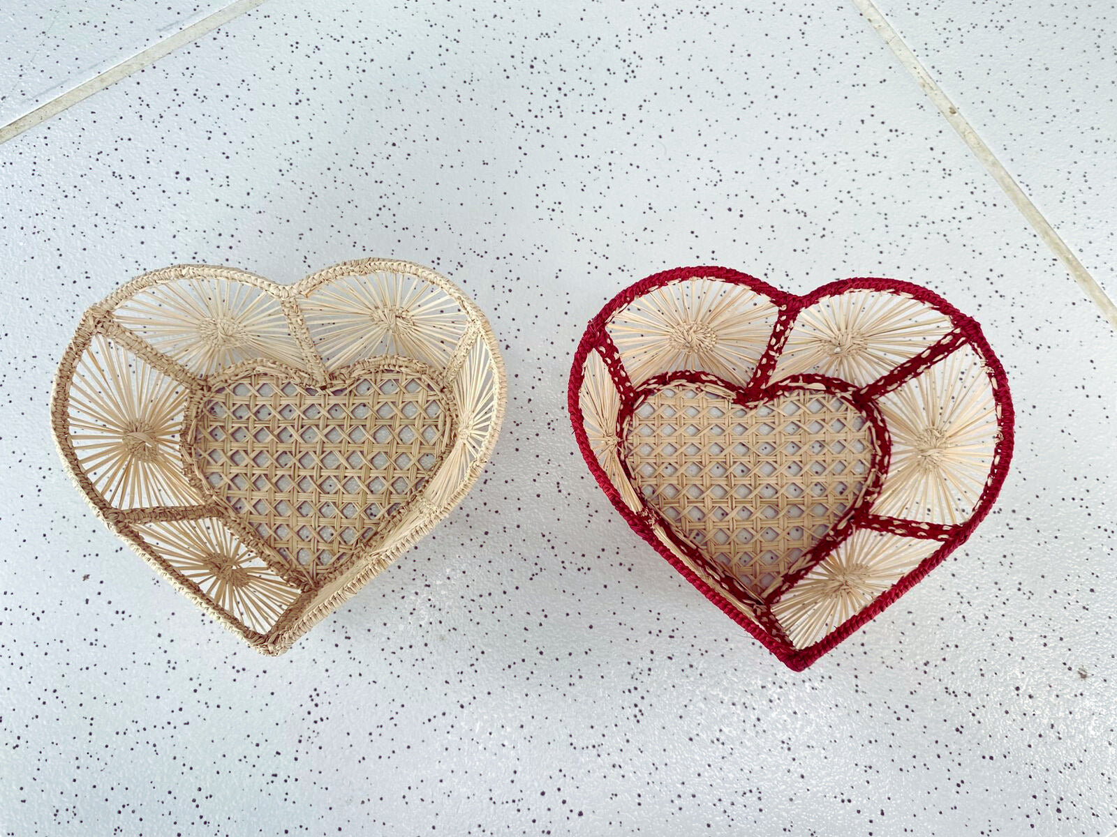 Heart Woven Basket