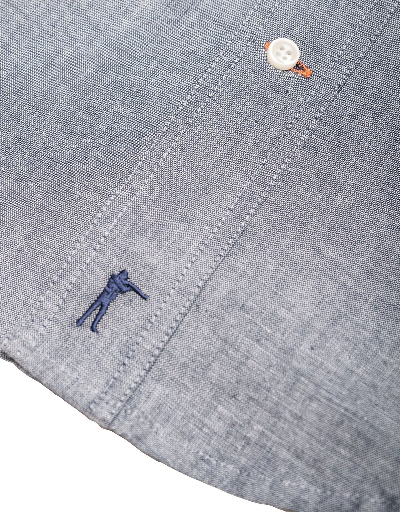 Sportsmans Short Sleeve Chambray Shirt - The Peony Haus
