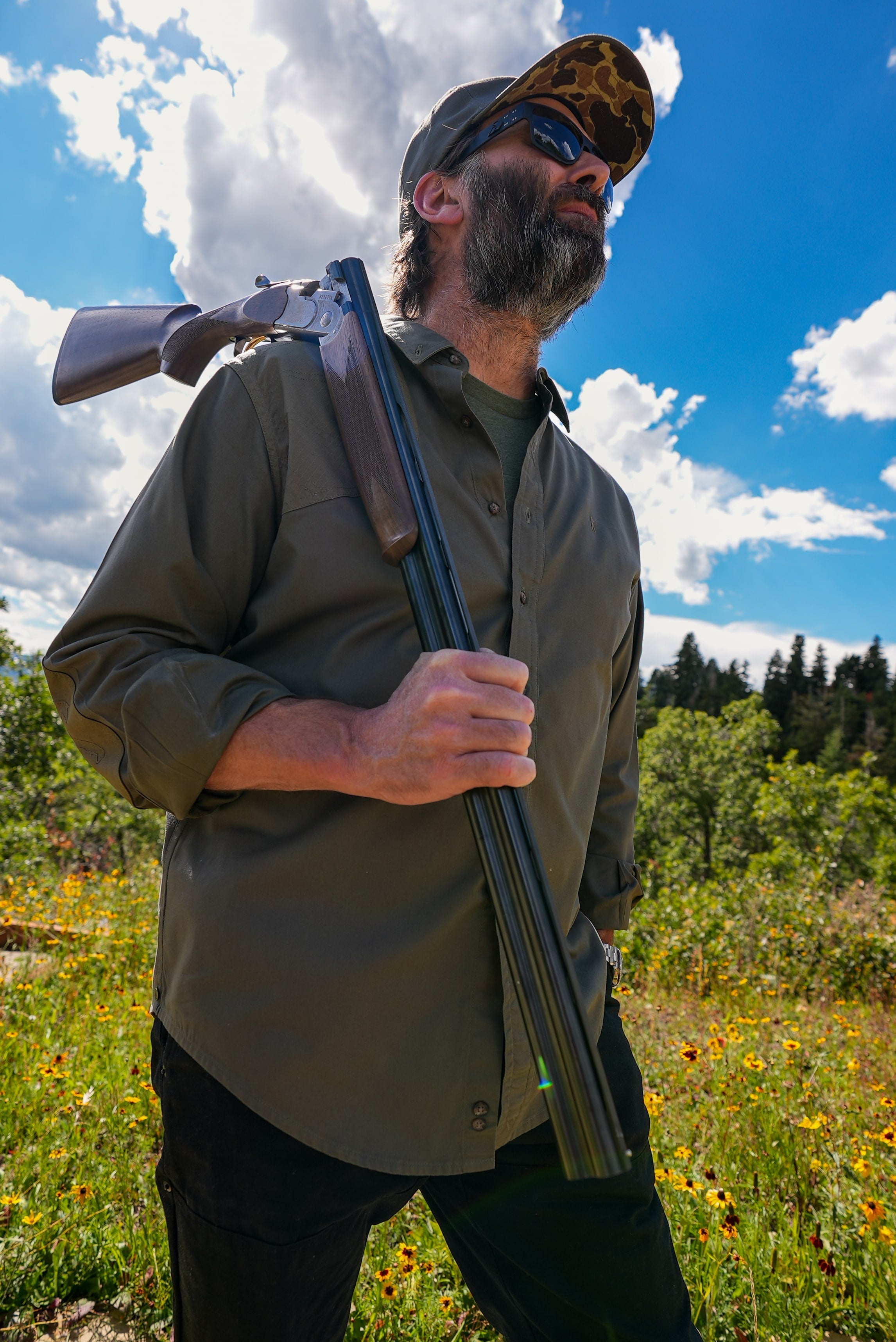 Jack Carr x Ball and Buck Hunters Shirt - Ranger Green - The Peony Haus