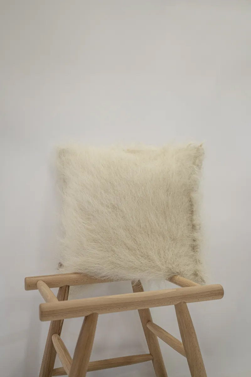 Lamb Fur Pillow - The Peony Haus