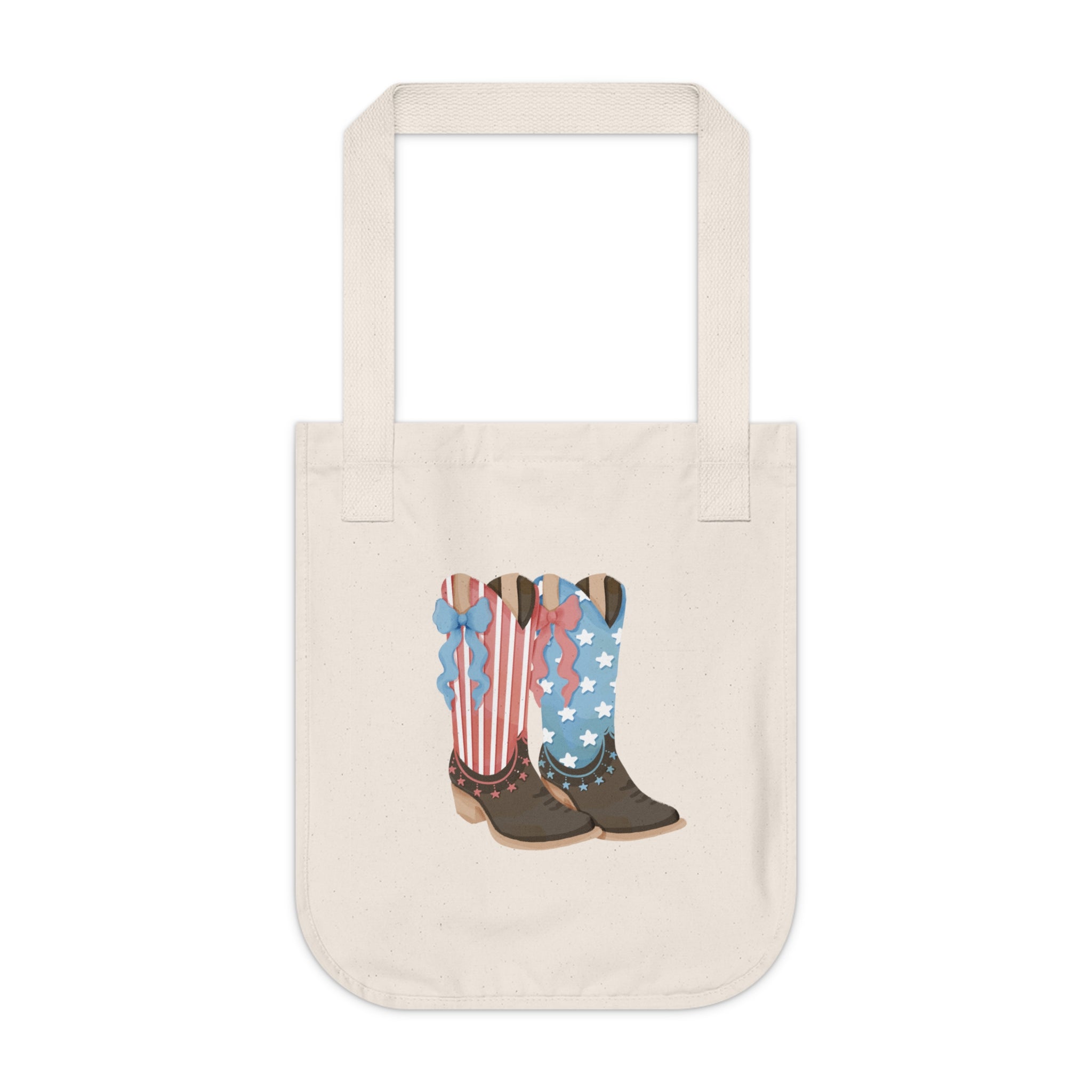 Patriotic Cowgirl Tote Bag