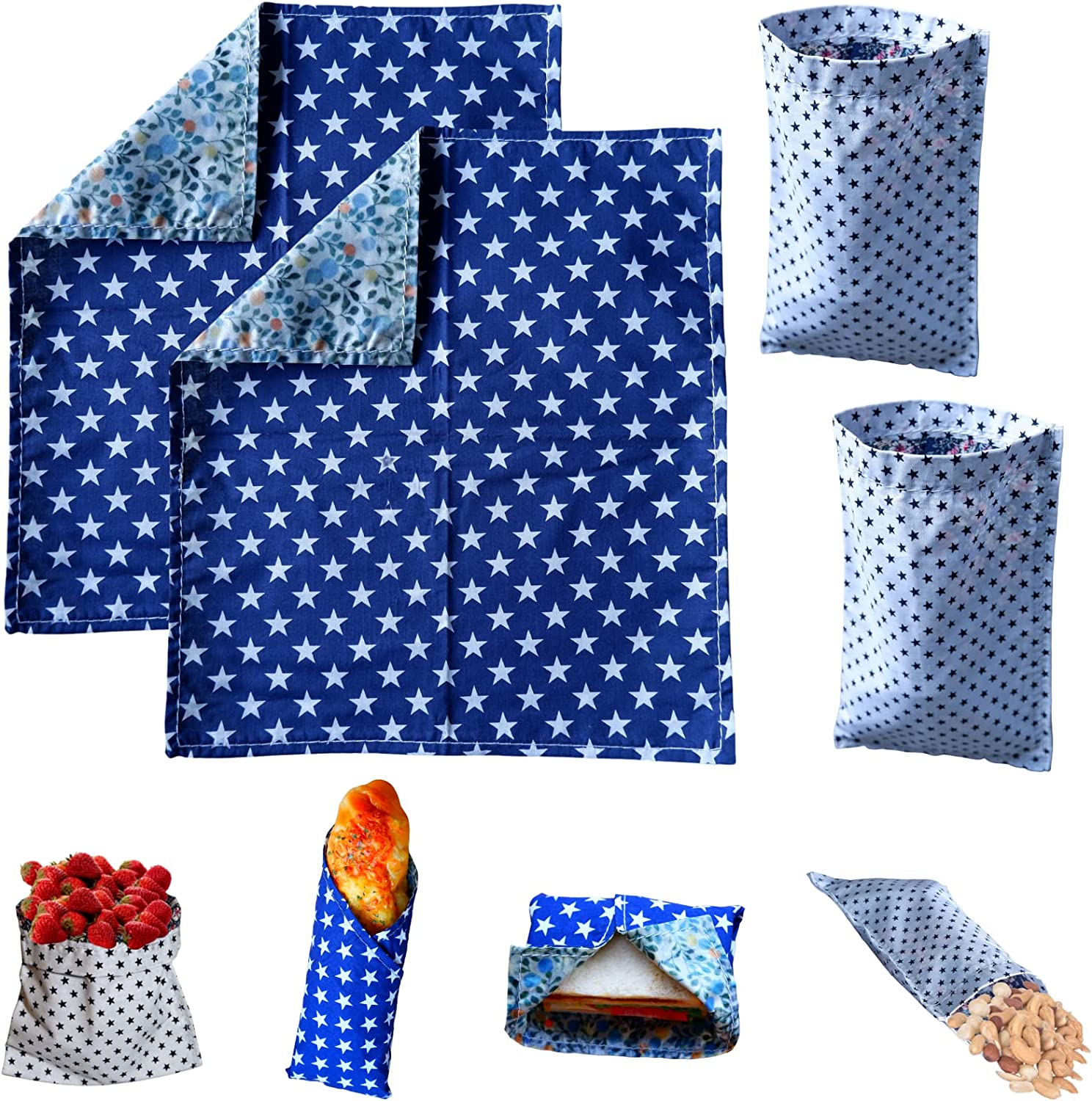 Beeswax Wrap Storage Bag - The Peony Haus