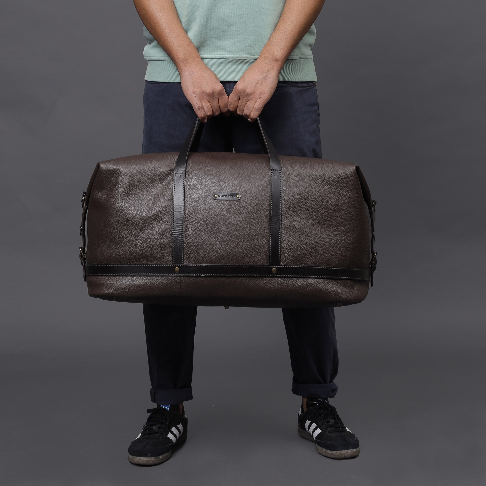 Runway Leather Travel Bag - The Peony Haus