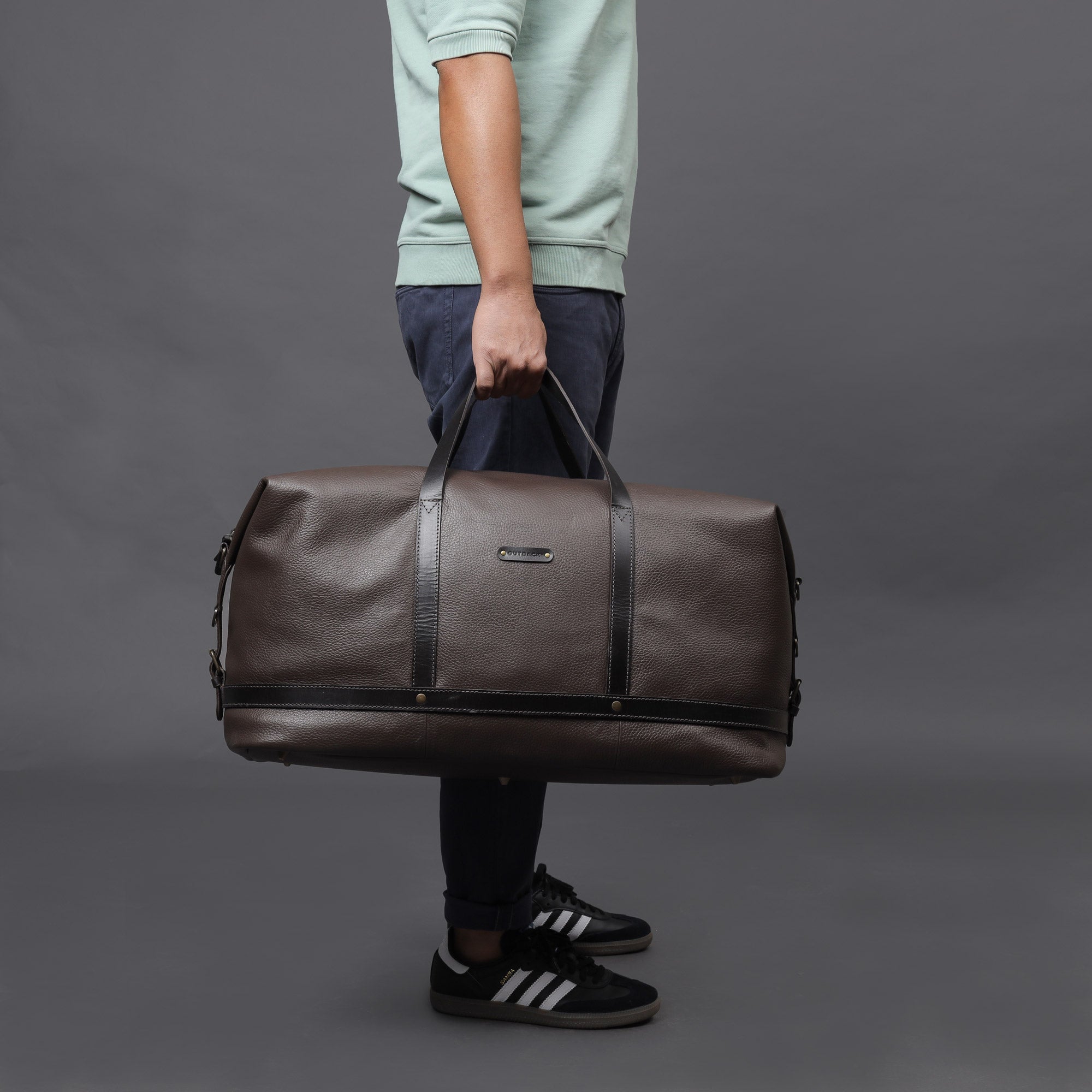 Runway Leather Travel Bag - The Peony Haus