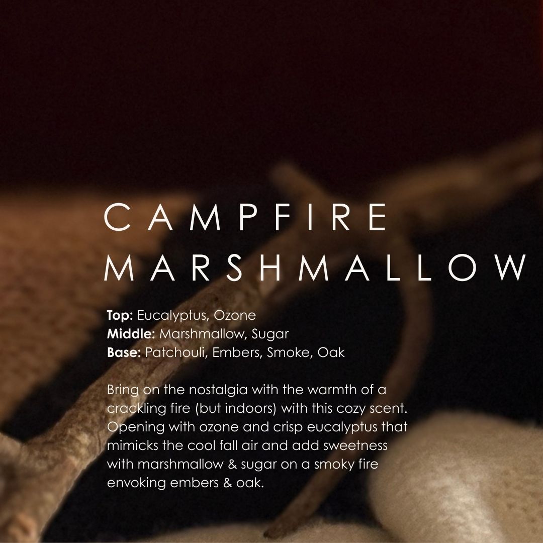 Campfire Marshmallow Candle - The Peony Haus