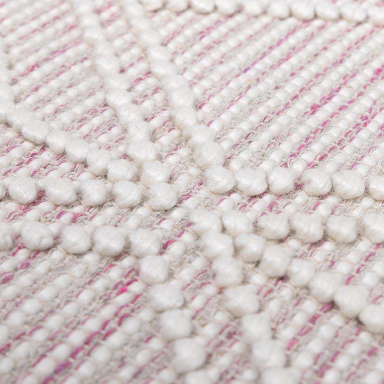 Ramsbury Soft Pink Wool Rug - The Peony Haus