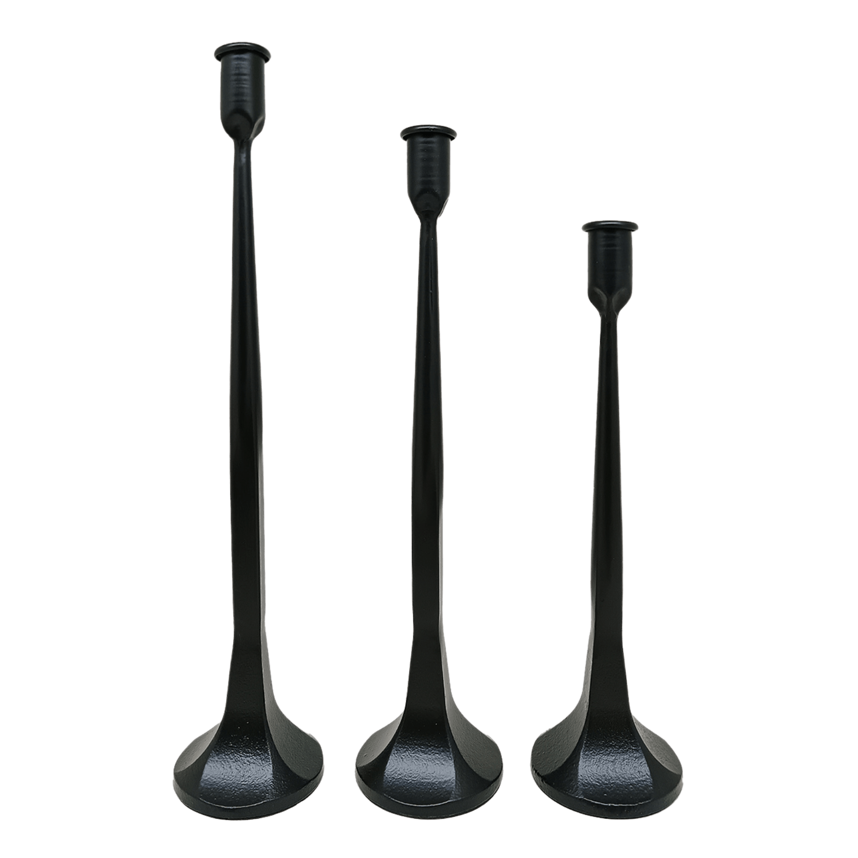 Cast Iron Taper Candle Holders - The Peony Haus