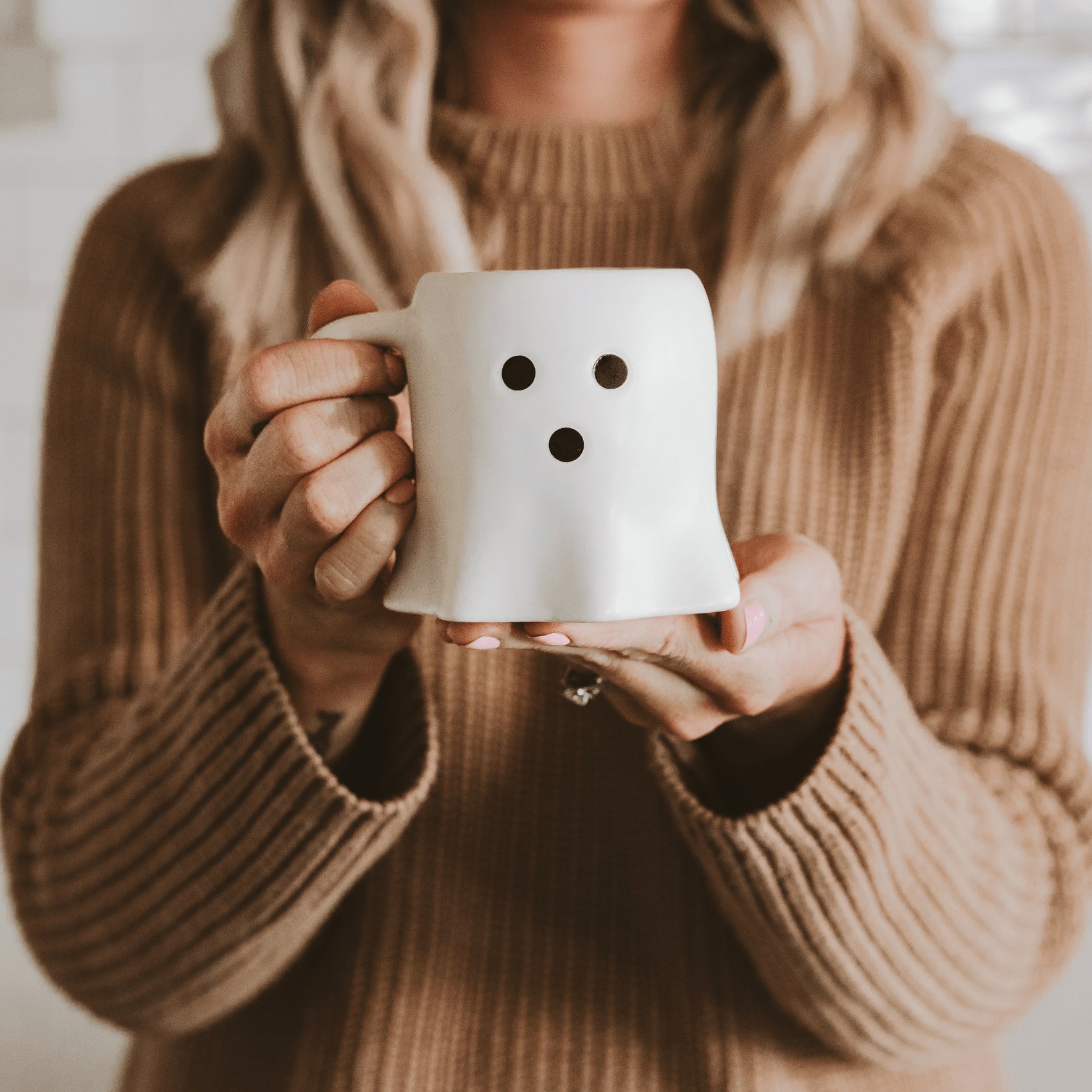 Ghost Face 12oz. Figurine Coffee Mug - The Peony Haus
