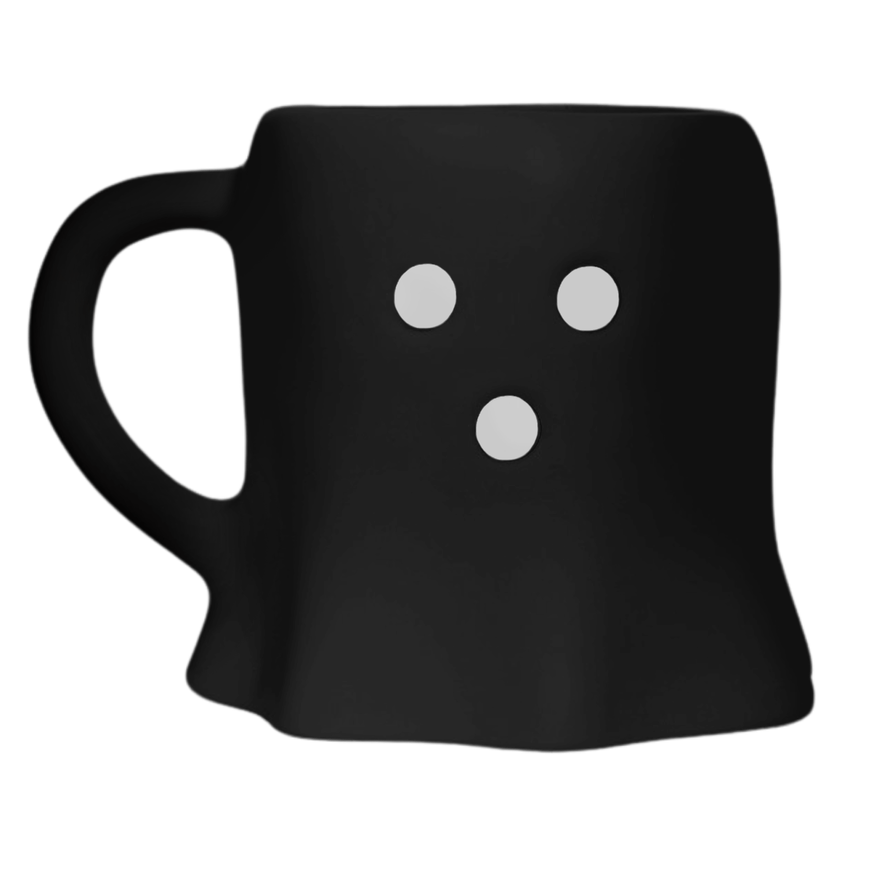 Black Ghost 12oz. Figurine Coffee Mug - The Peony Haus