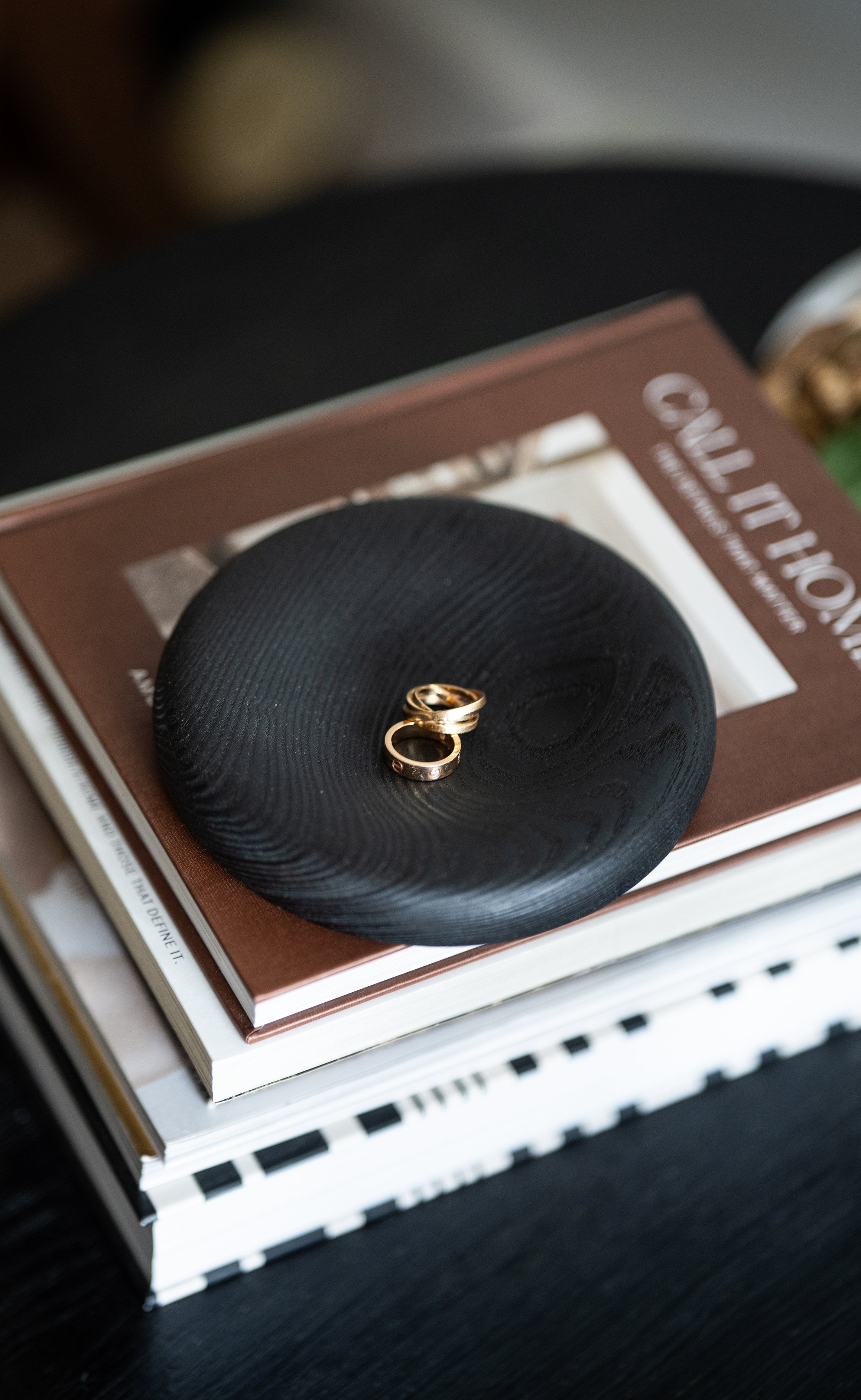 Hand Carved Wooden Jewelry Tray - The Peony Haus