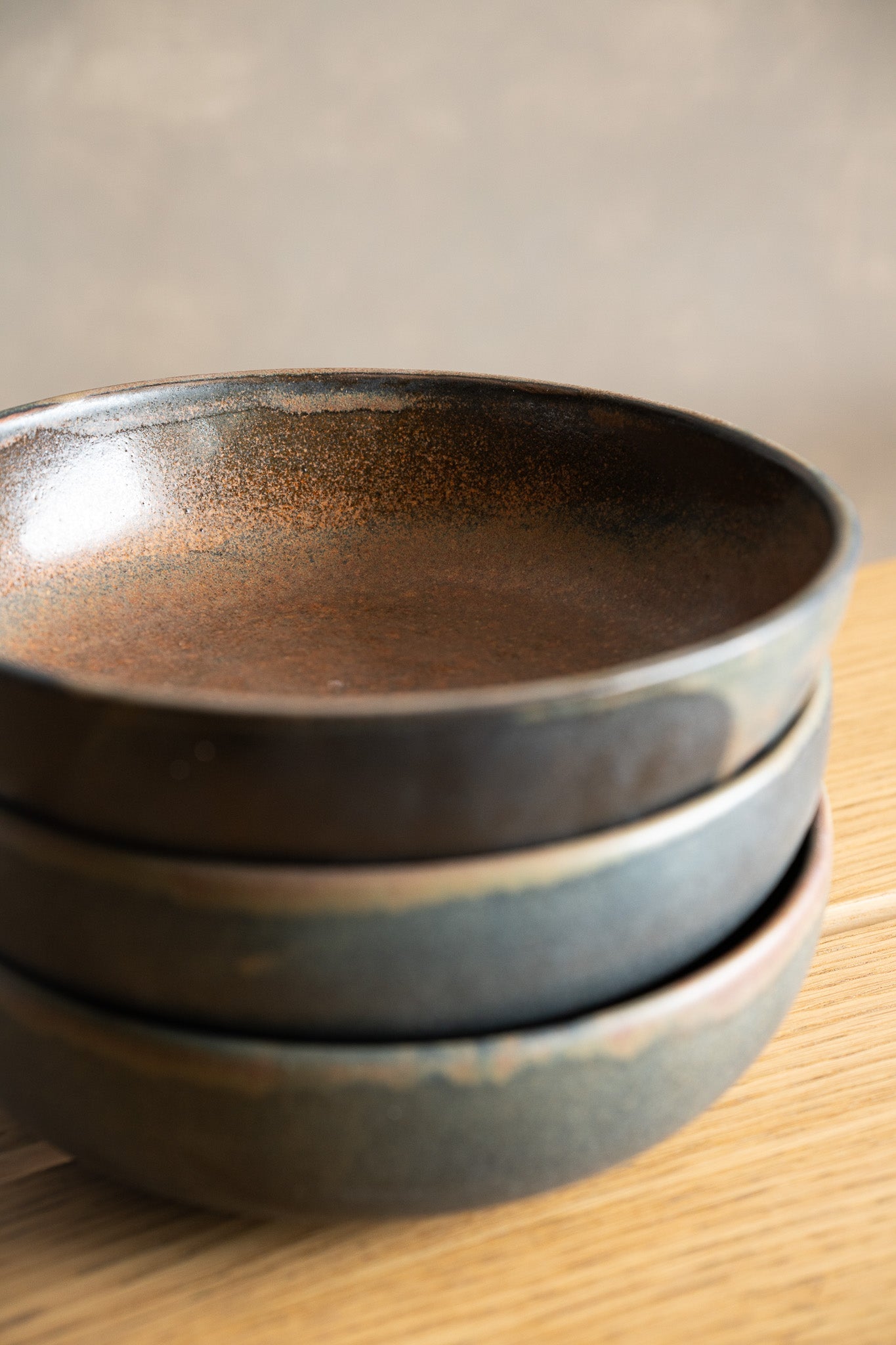 Rust Stoneware Pasta Bowl - The Peony Haus