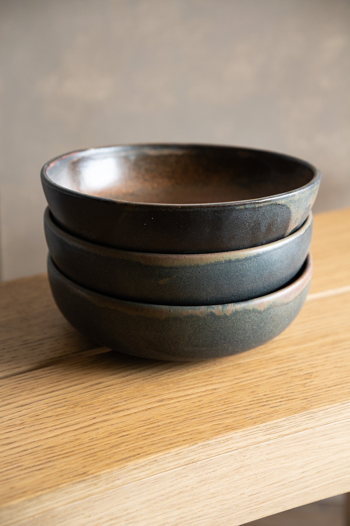 Rust Stoneware Pasta Bowl - The Peony Haus