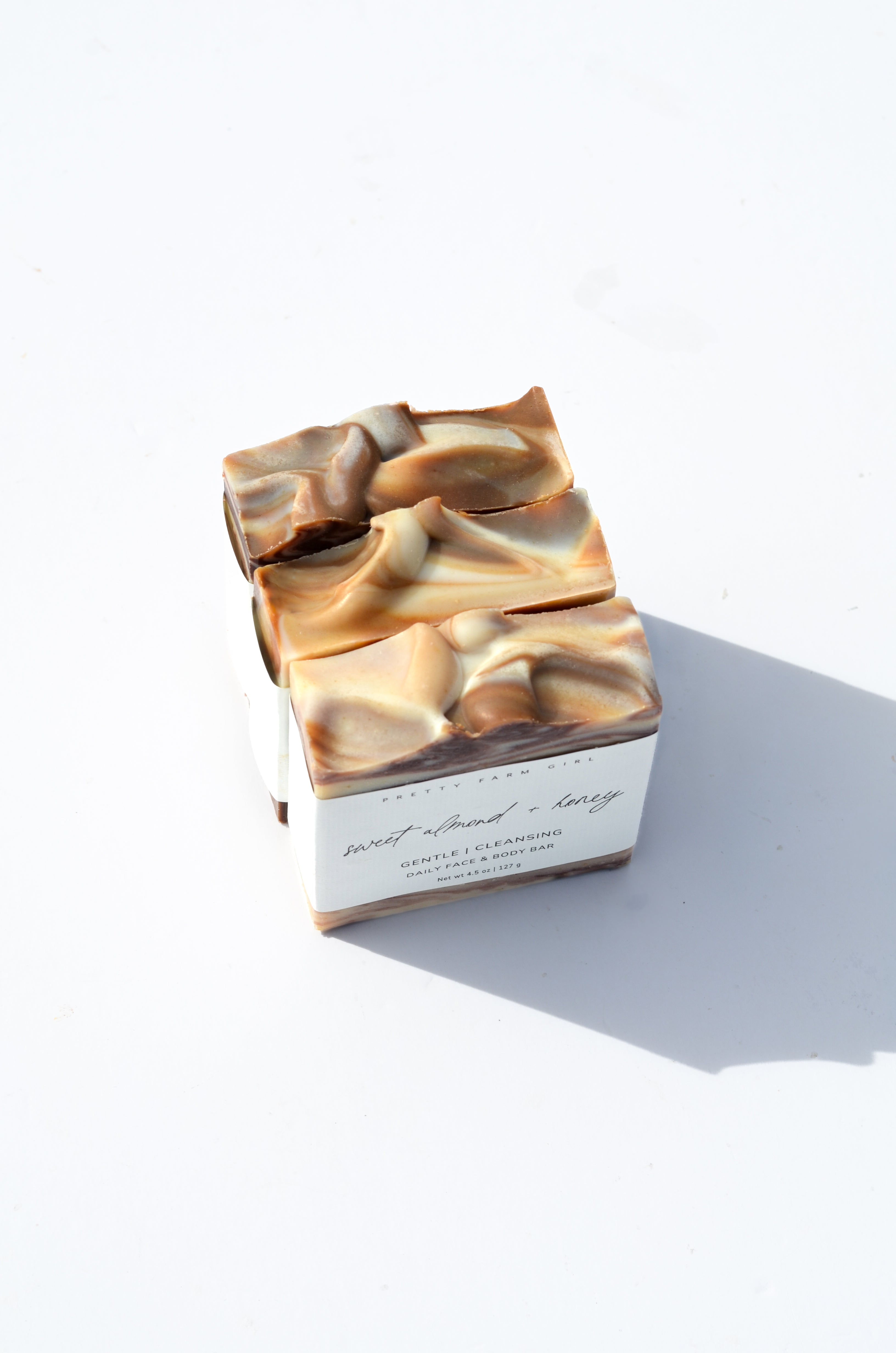 Sweet Almond + Honey Handmade Tallow and Goat Milk Soap Bar - The Peony Haus