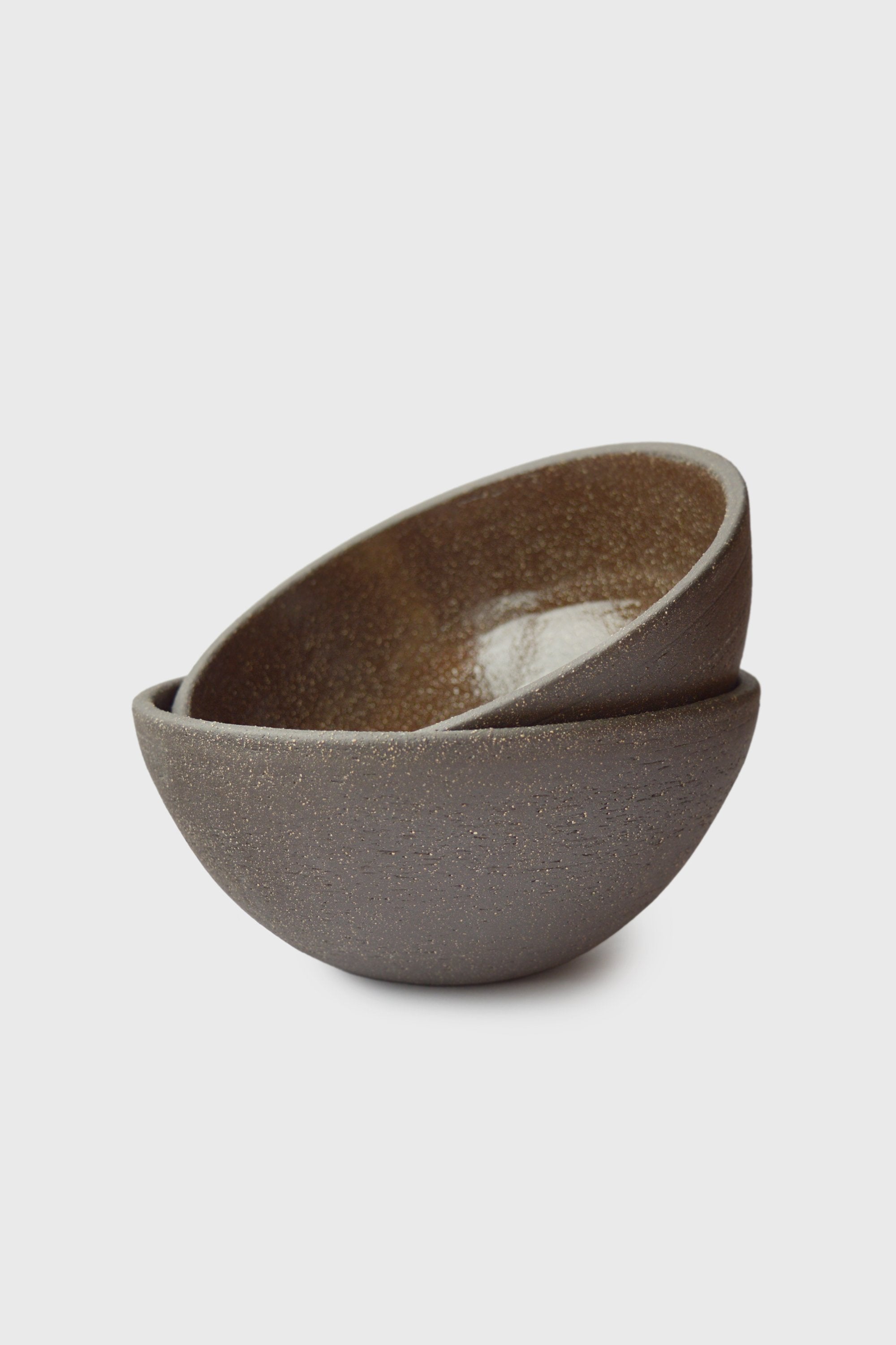 Handmade Stoneware Bowl "Pumpernickel" - The Peony Haus