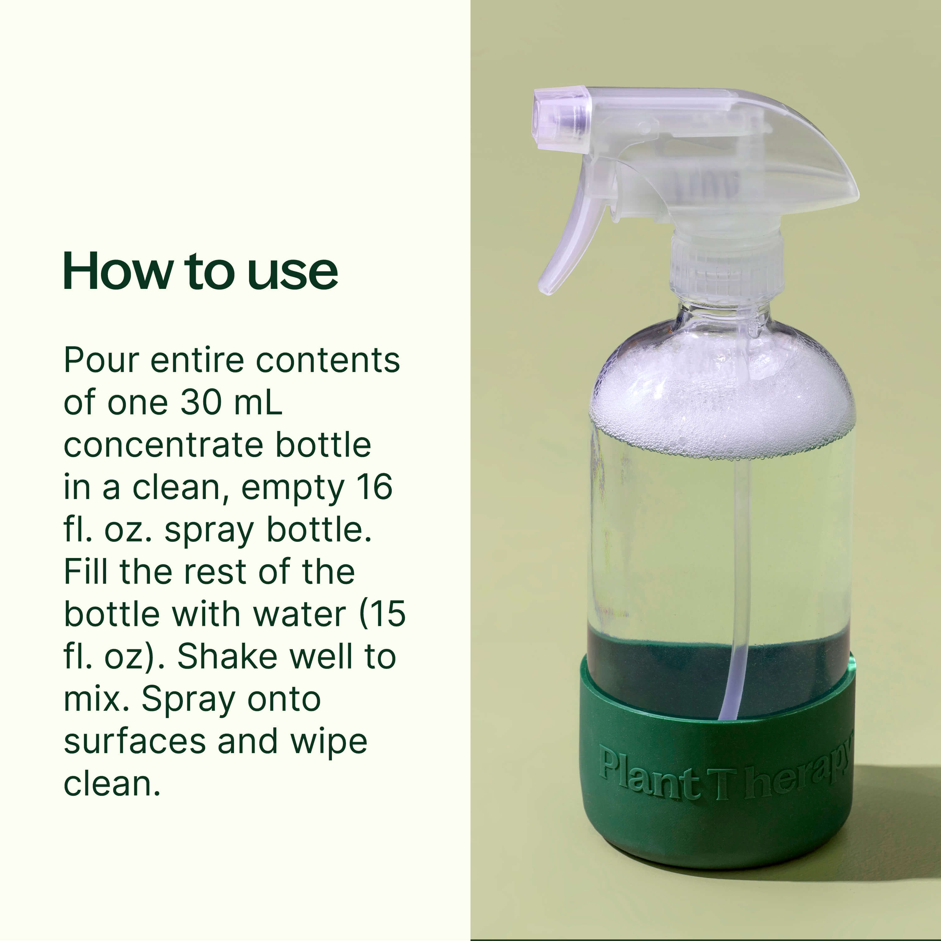 Glass Spray Bottle with Forest Green Sleeve - The Peony Haus