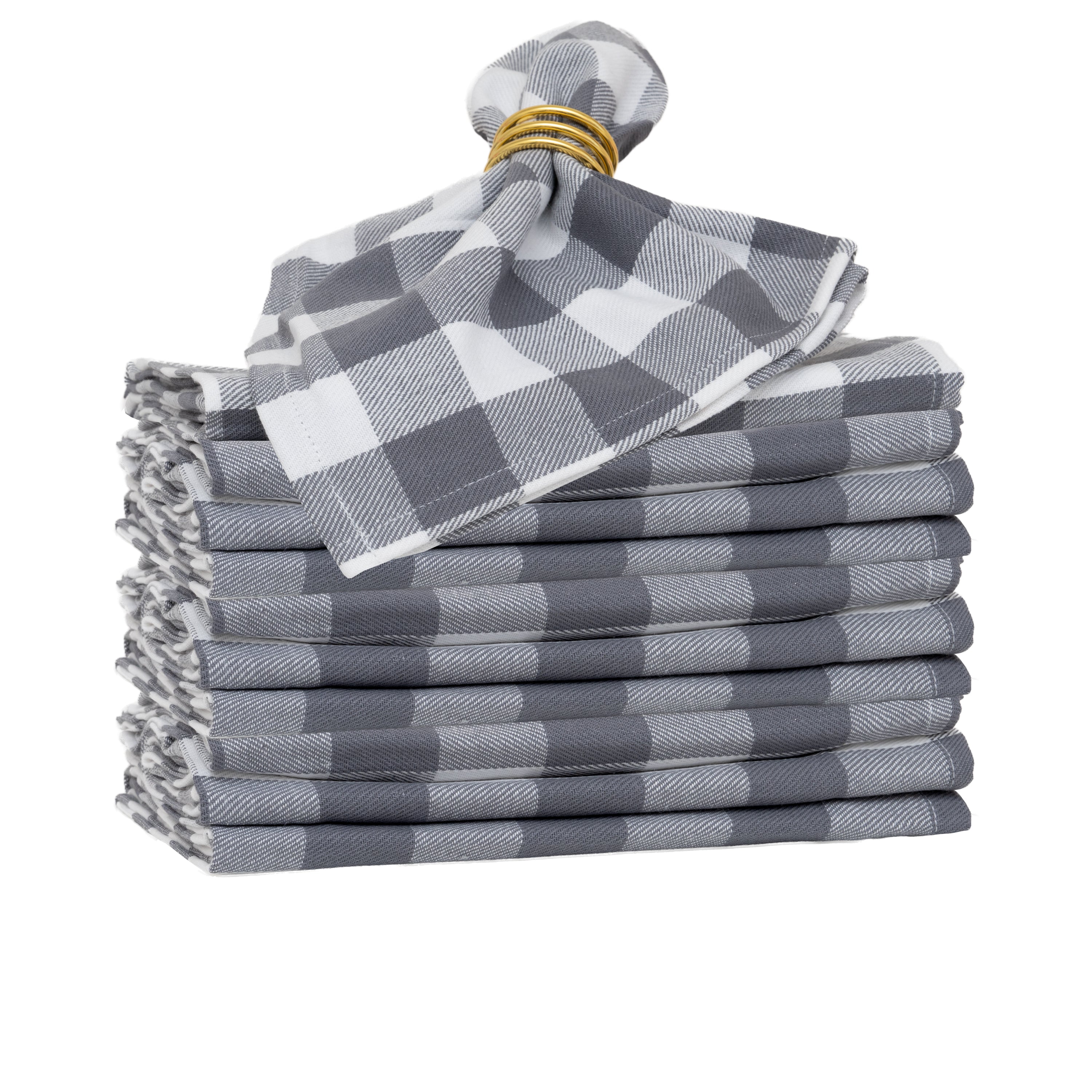 Plaid Cloth Napkins - The Peony Haus