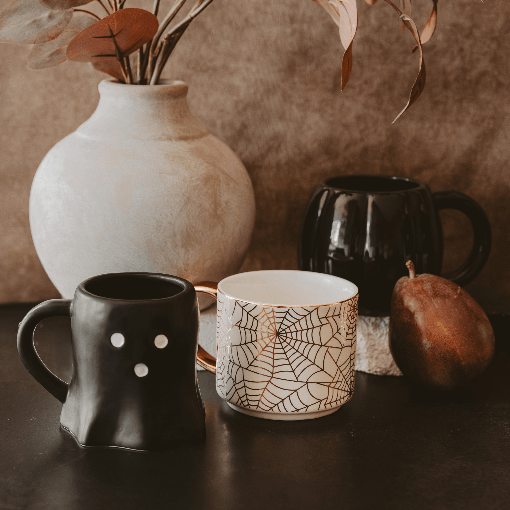 Black Ghost 12oz. Figurine Coffee Mug - The Peony Haus