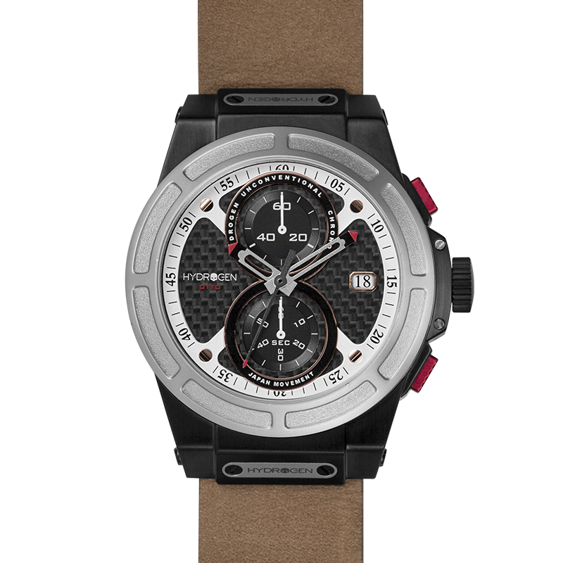 Otto Chrono Silver Black Nato - The Peony Haus