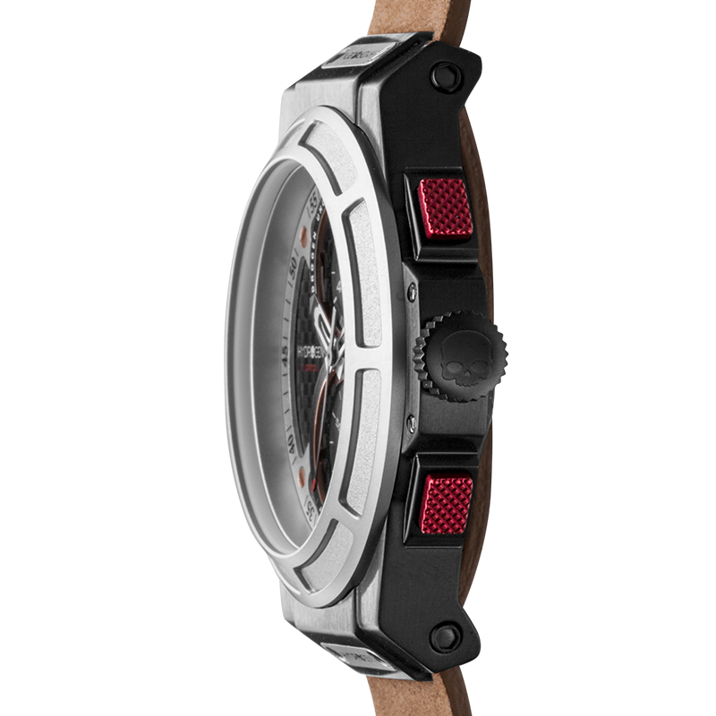 Otto Chrono Silver Black Nato - The Peony Haus