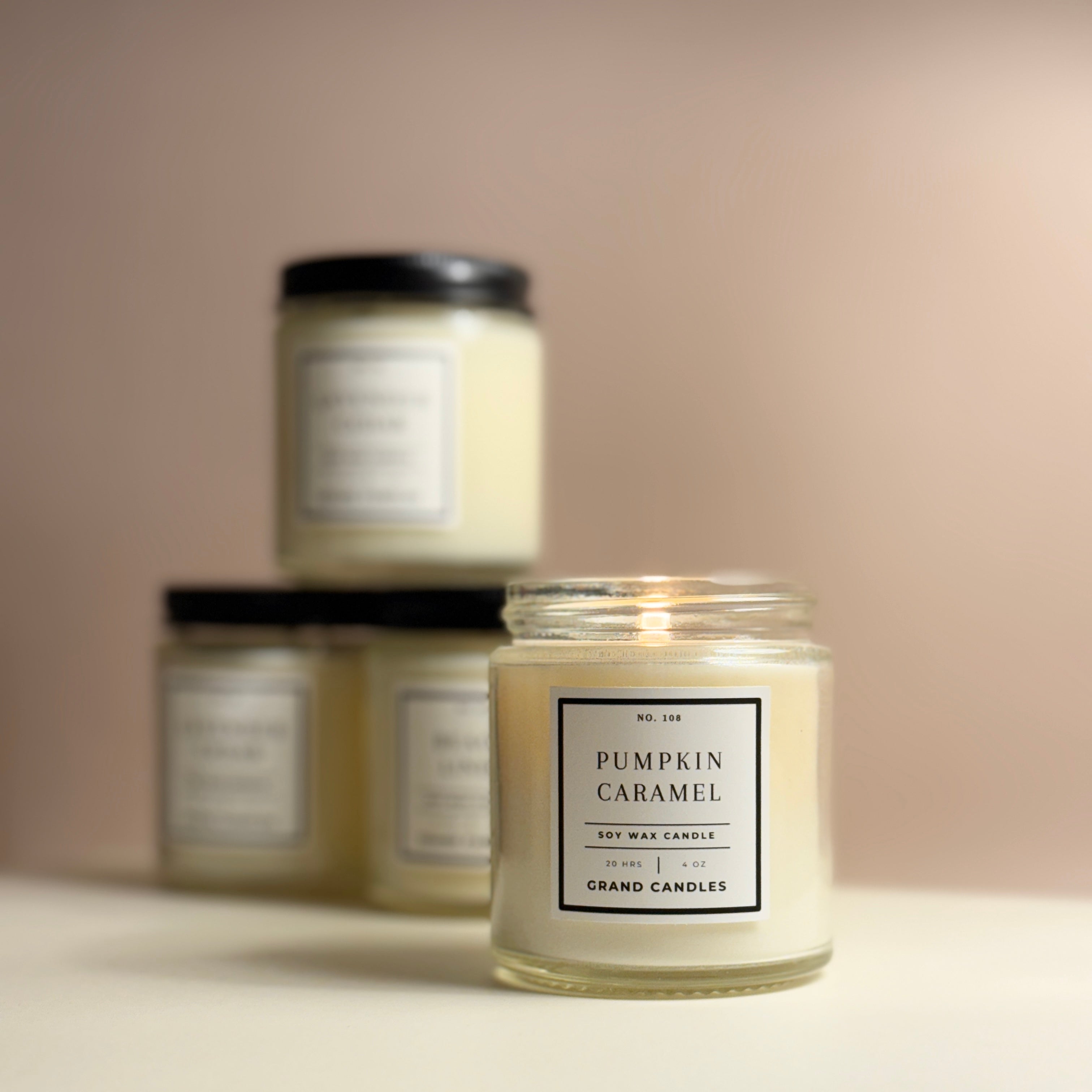 Pumpkin Caramel Candle - The Peony Haus