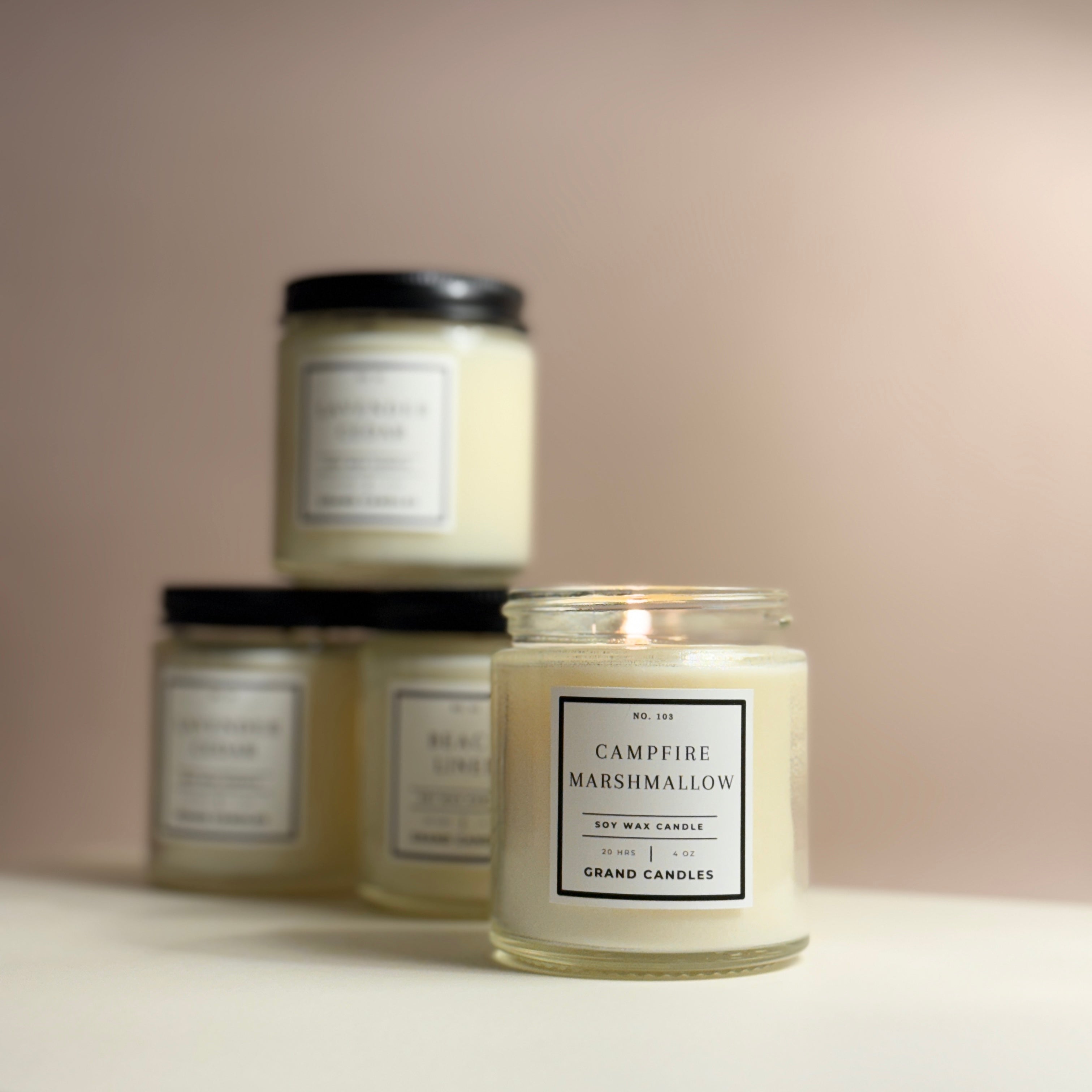 Campfire Marshmallow Candle - The Peony Haus