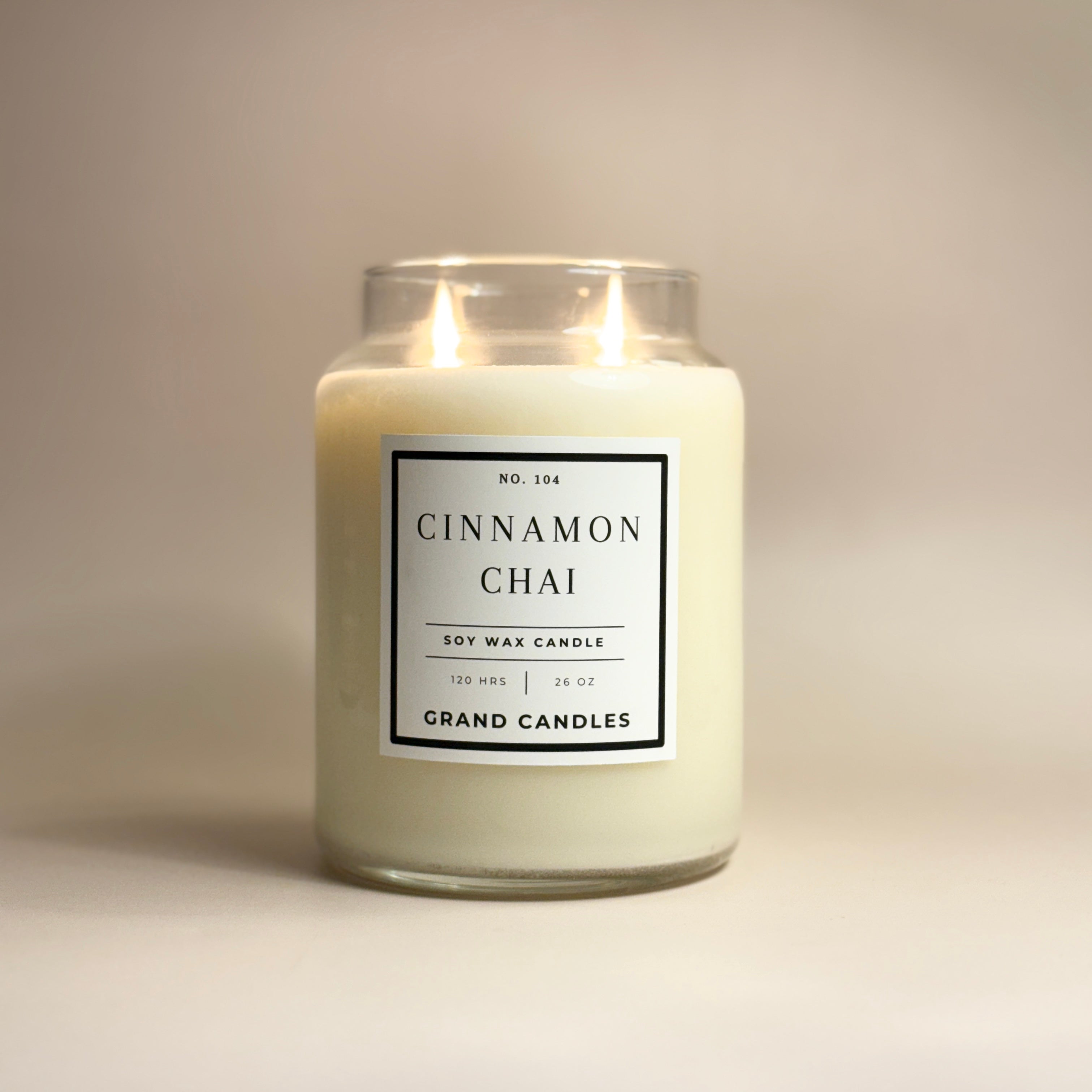 Cinnamon Chai Candle - The Peony Haus