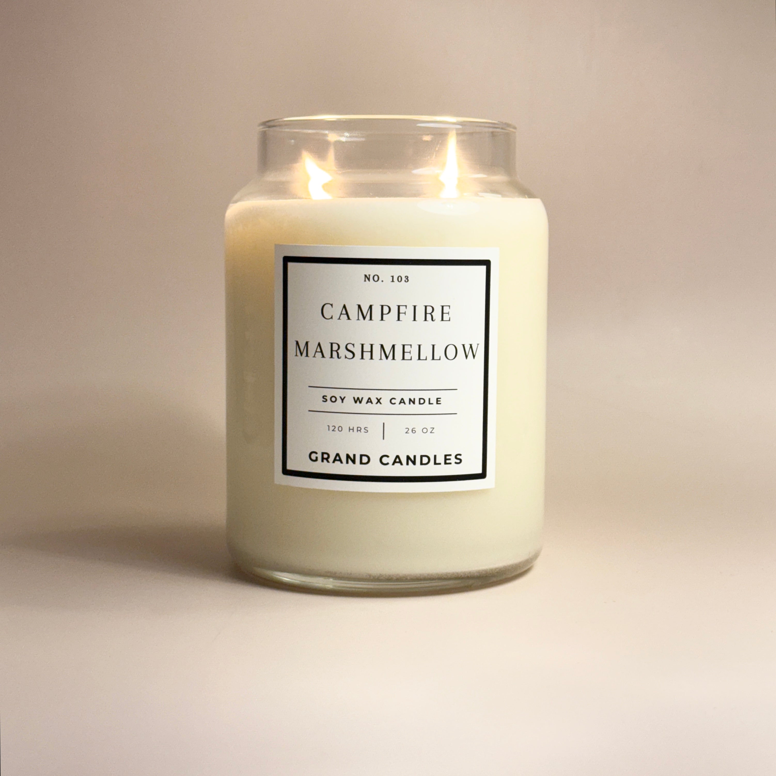 Campfire Marshmallow Candle - The Peony Haus