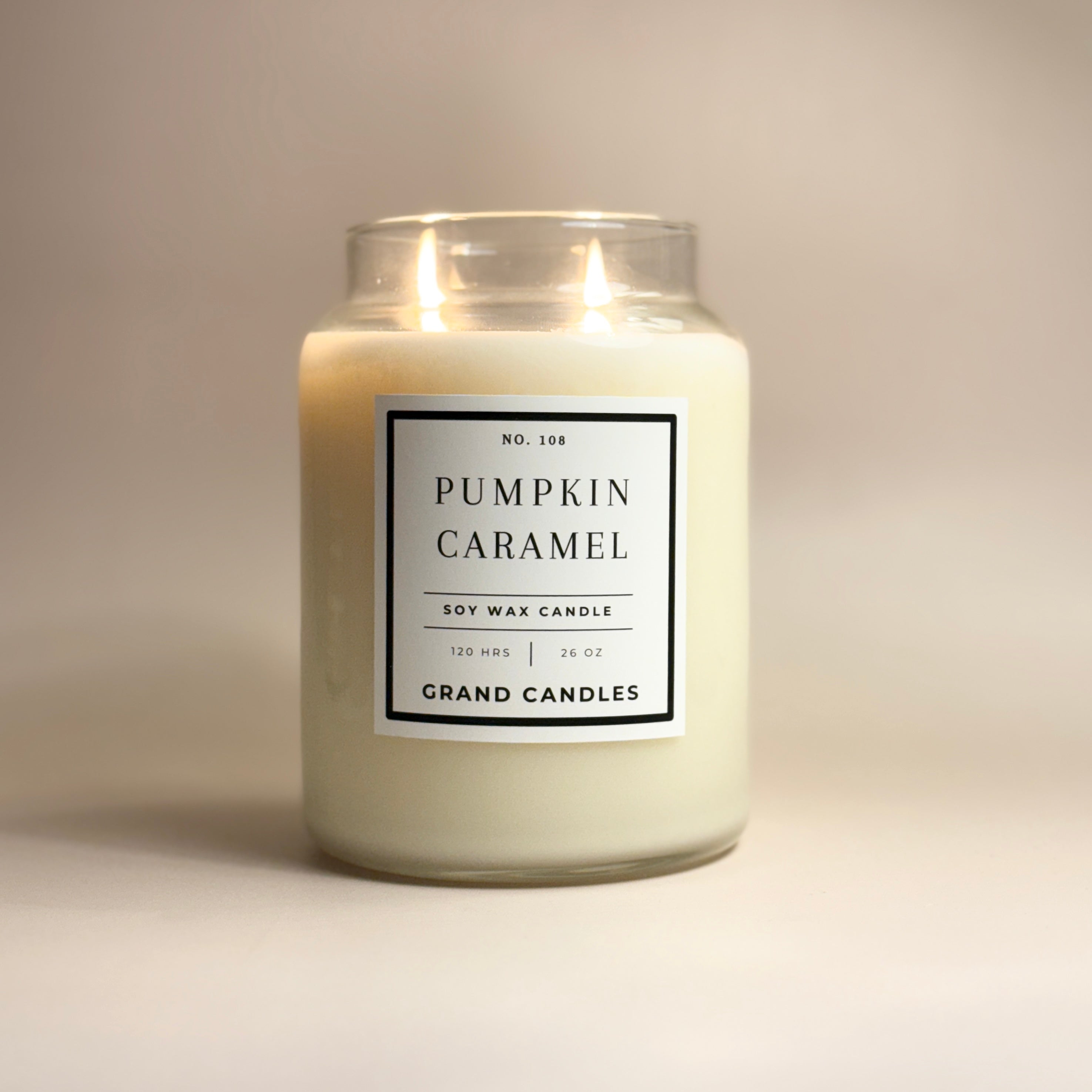 Pumpkin Caramel Candle - The Peony Haus