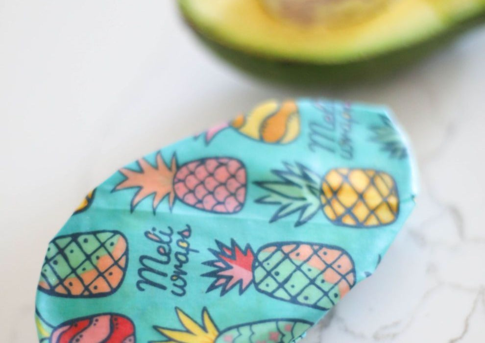 Beeswax Wrap Bulk Roll - Pineapple Print - The Peony Haus