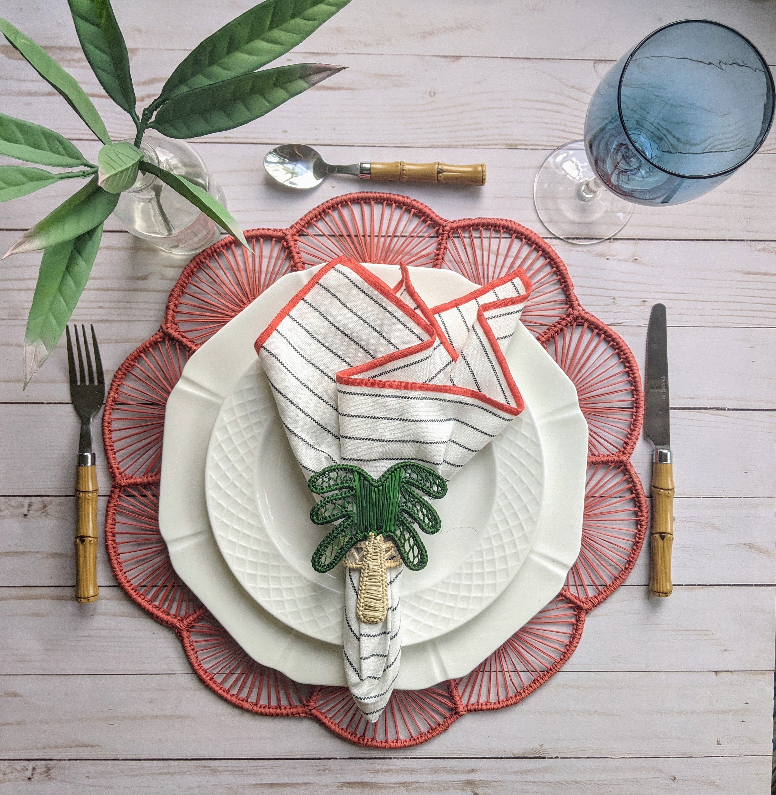 Palm Handwoven Iraca Napkin Ring