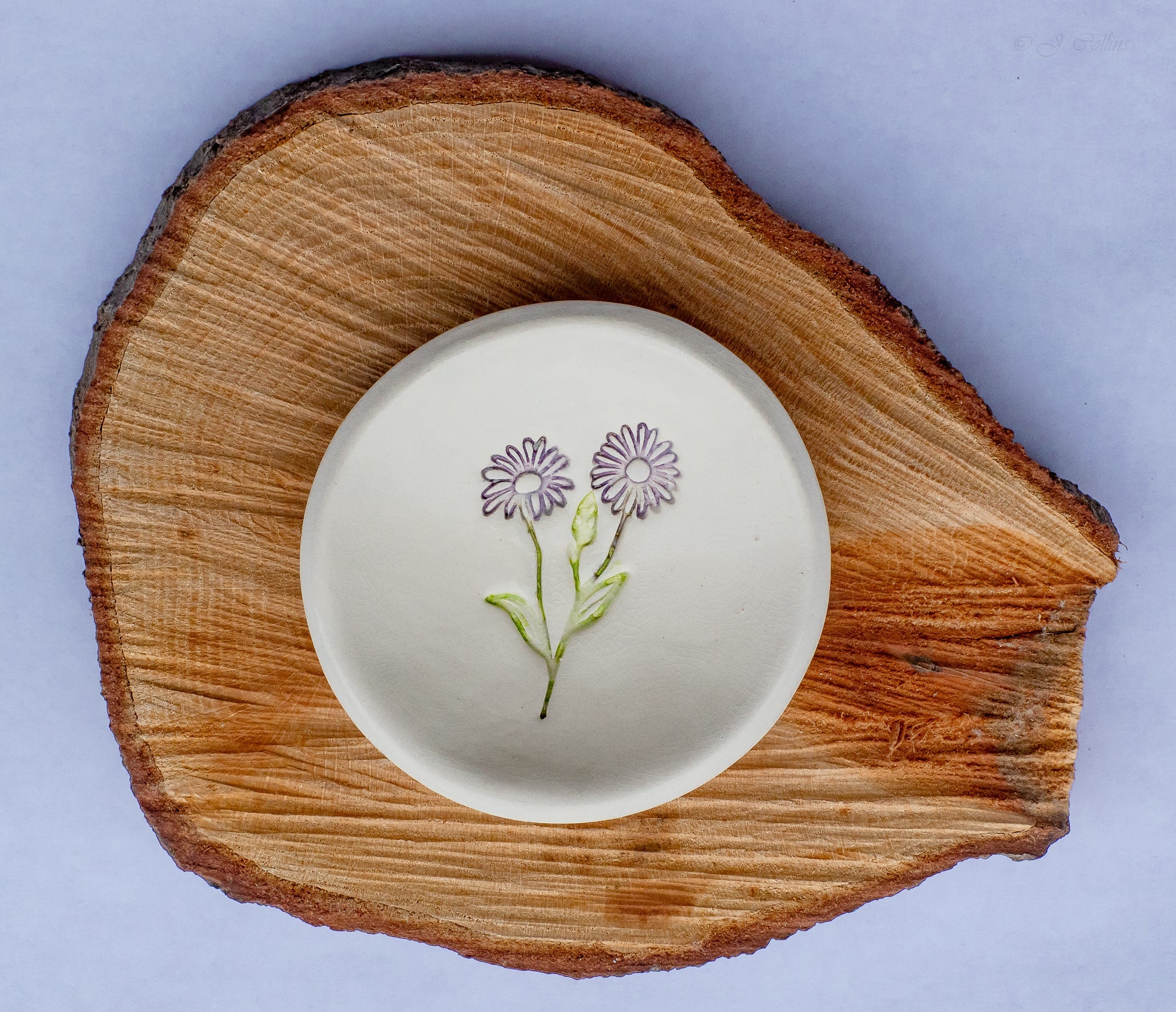 Birth Flower Ring Dish - The Peony Haus