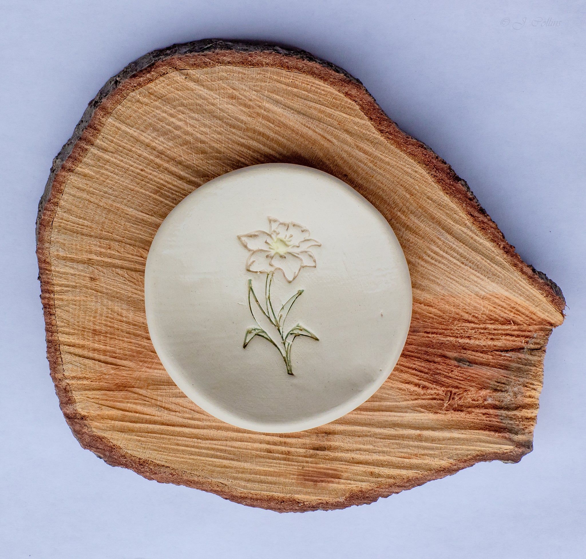 Birth Flower Ring Dish - The Peony Haus