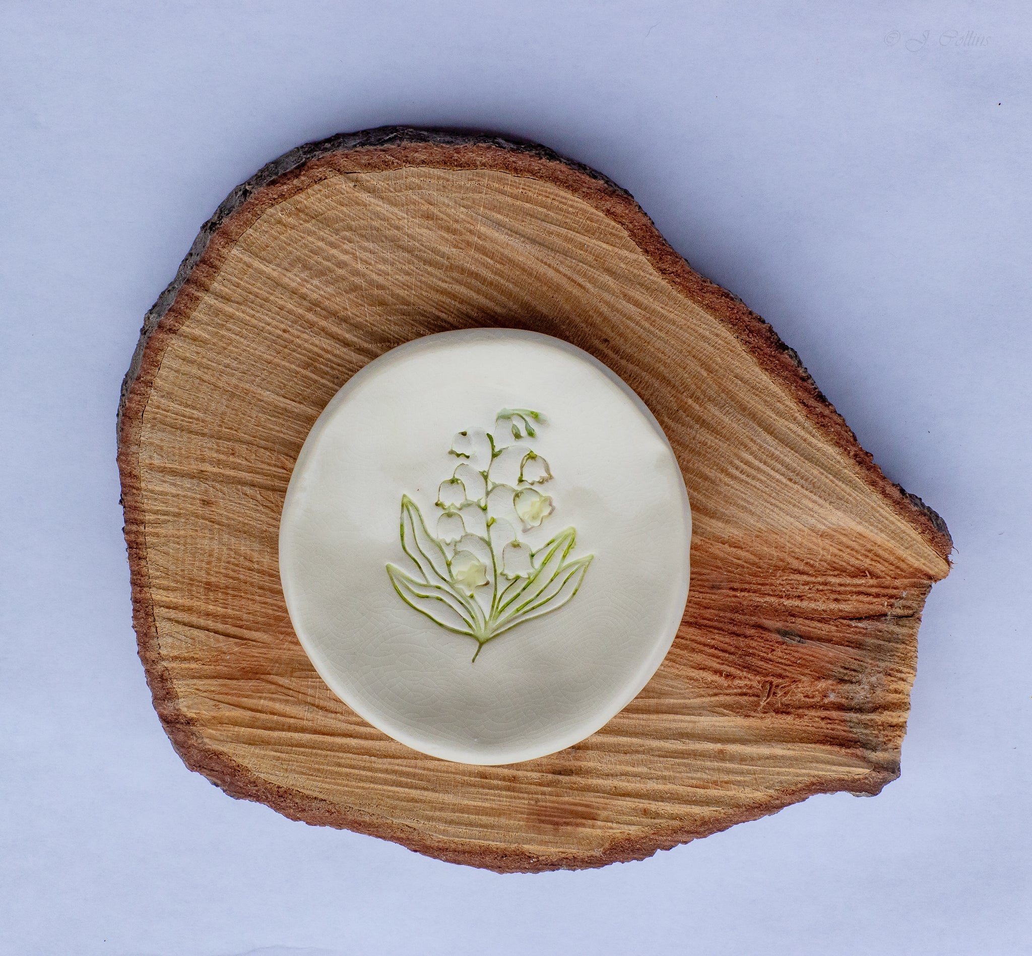 Birth Flower Ring Dish - The Peony Haus