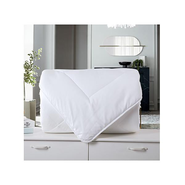 Royal Comfort 260Gsm Deluxe Eco Silk Touch Quilt Cotton Cover White - The Peony Haus