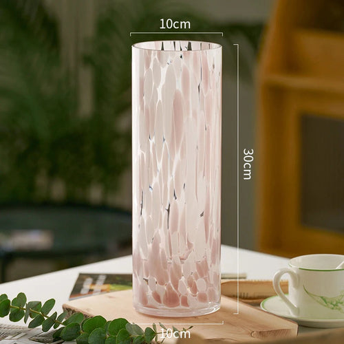 Medieval Glass Vase Pink - The Peony Haus