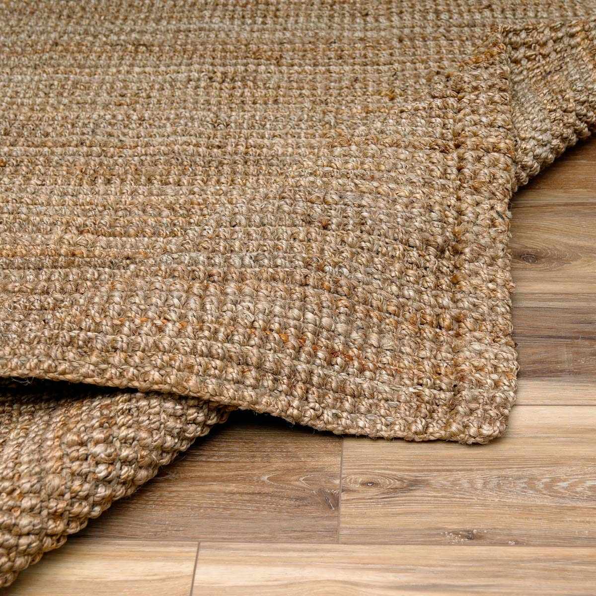 Ambel Camel Jute Rug - The Peony Haus