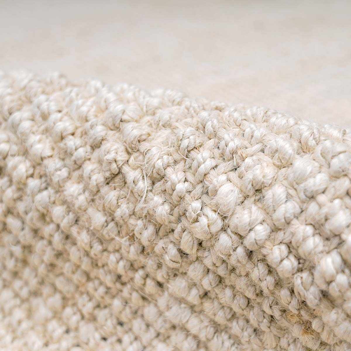 Ambel Cream Jute Rug - The Peony Haus
