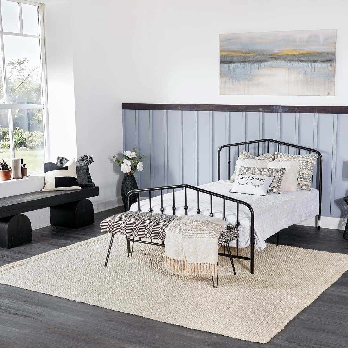 Ambel Cream Jute Rug - The Peony Haus