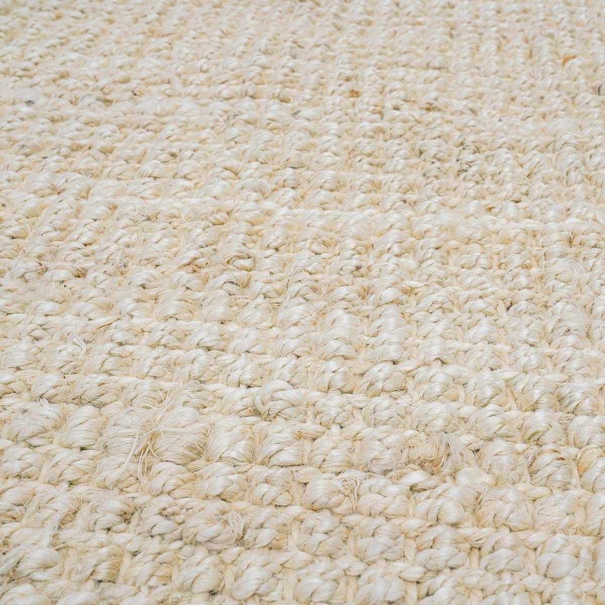 Senneterre Bleached Jute Rug - The Peony Haus