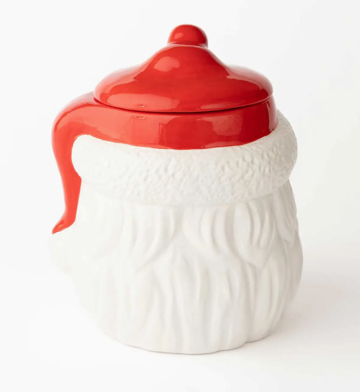 RED SANTA COOKIE JAR