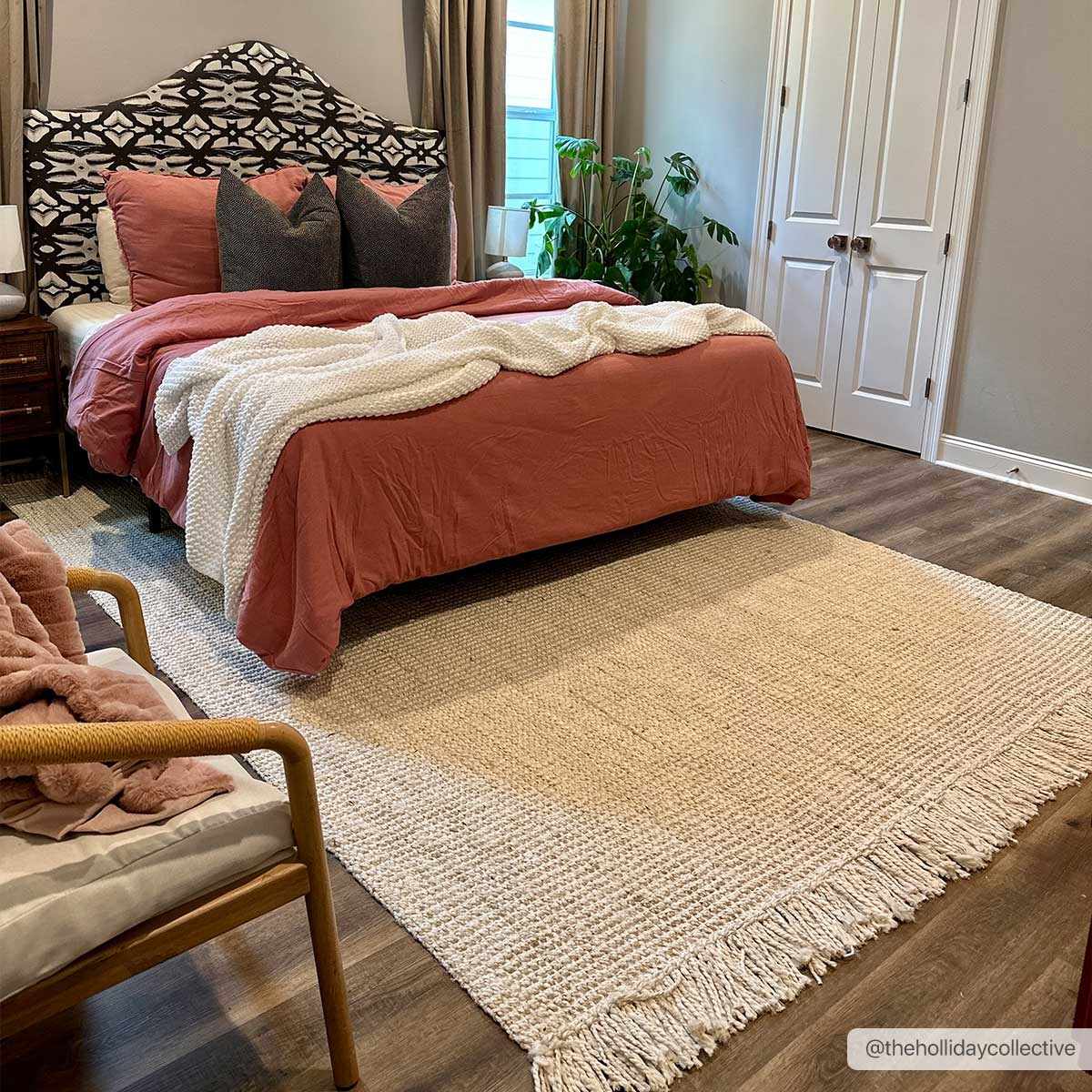 Senneterre Bleached Jute Rug - The Peony Haus