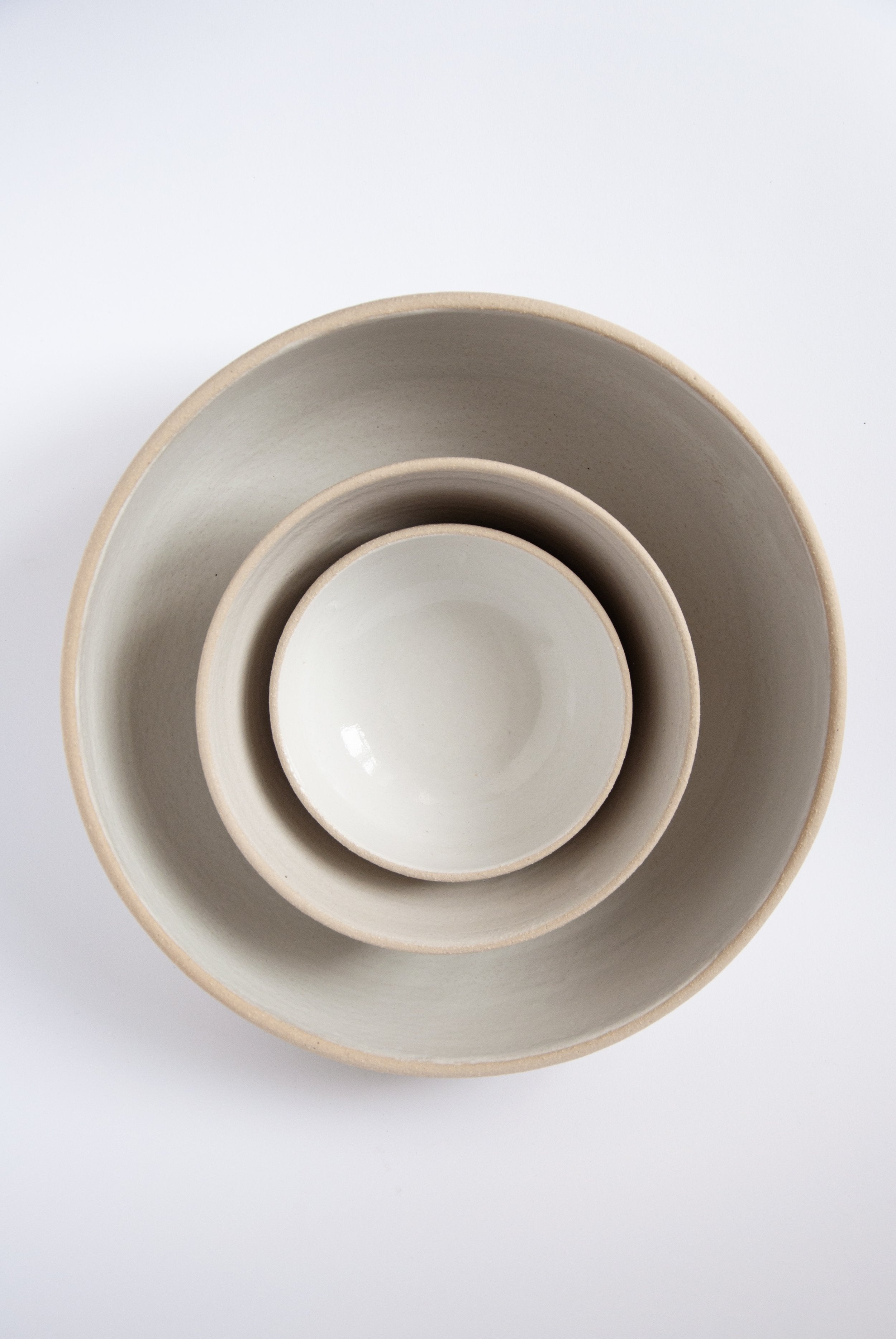 Stoneware Large Fruit Bowl - The Peony Haus