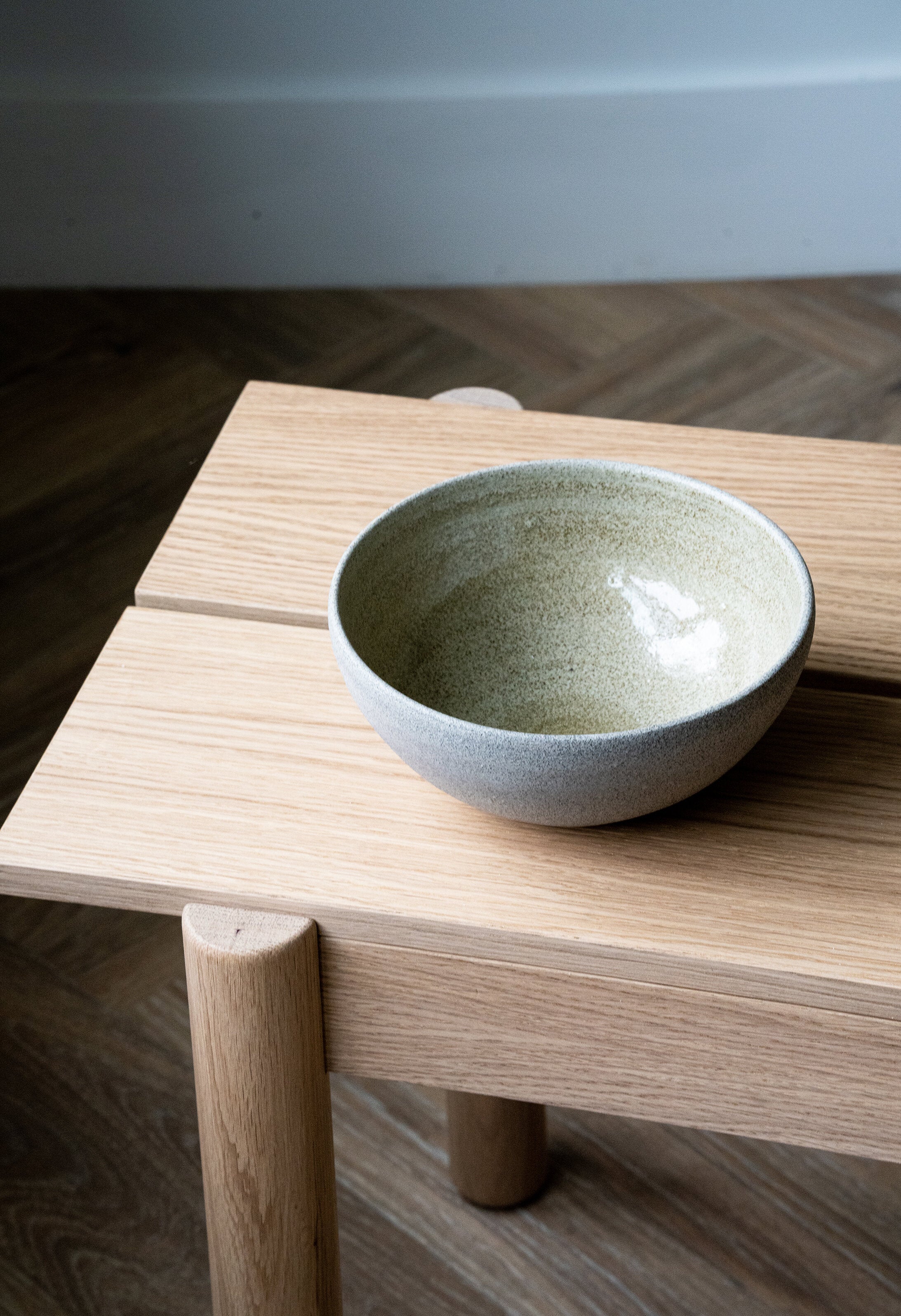 Stoneware Everyday Bowl "Concrete" - The Peony Haus